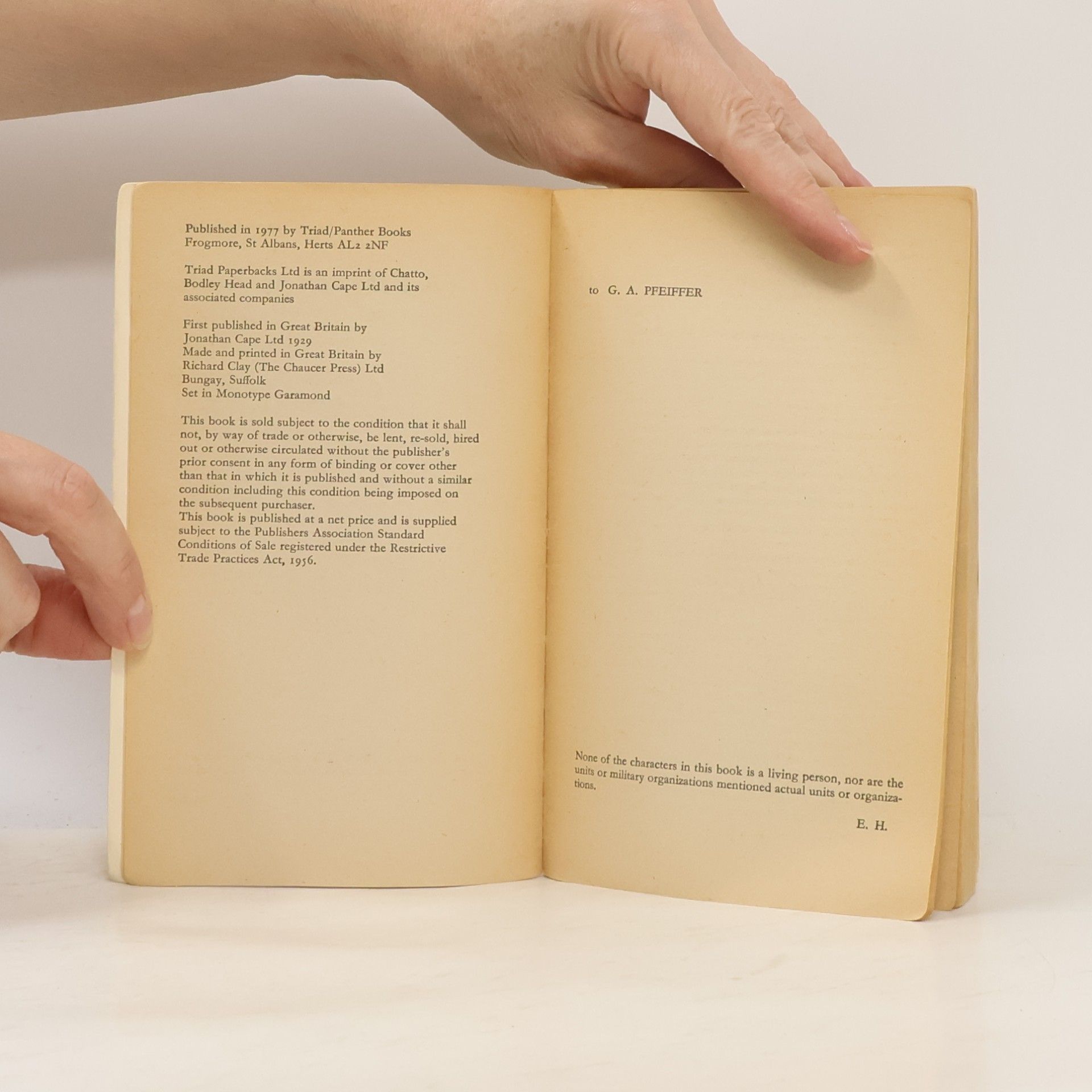 Ernest Hemingway A Farewell to Arms