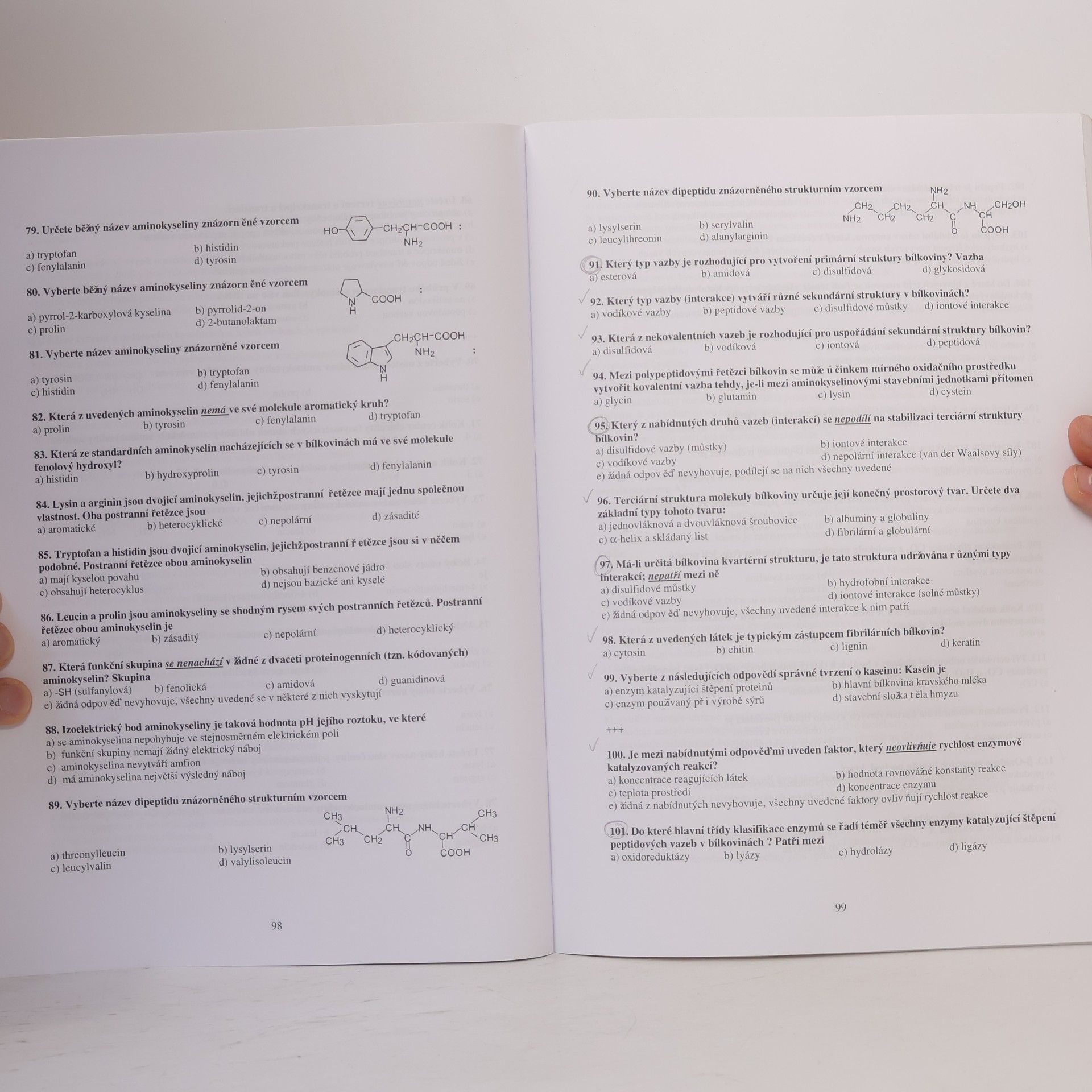 Vojtěch Mornstein Testové otázky z fyziky, chemie a biologie