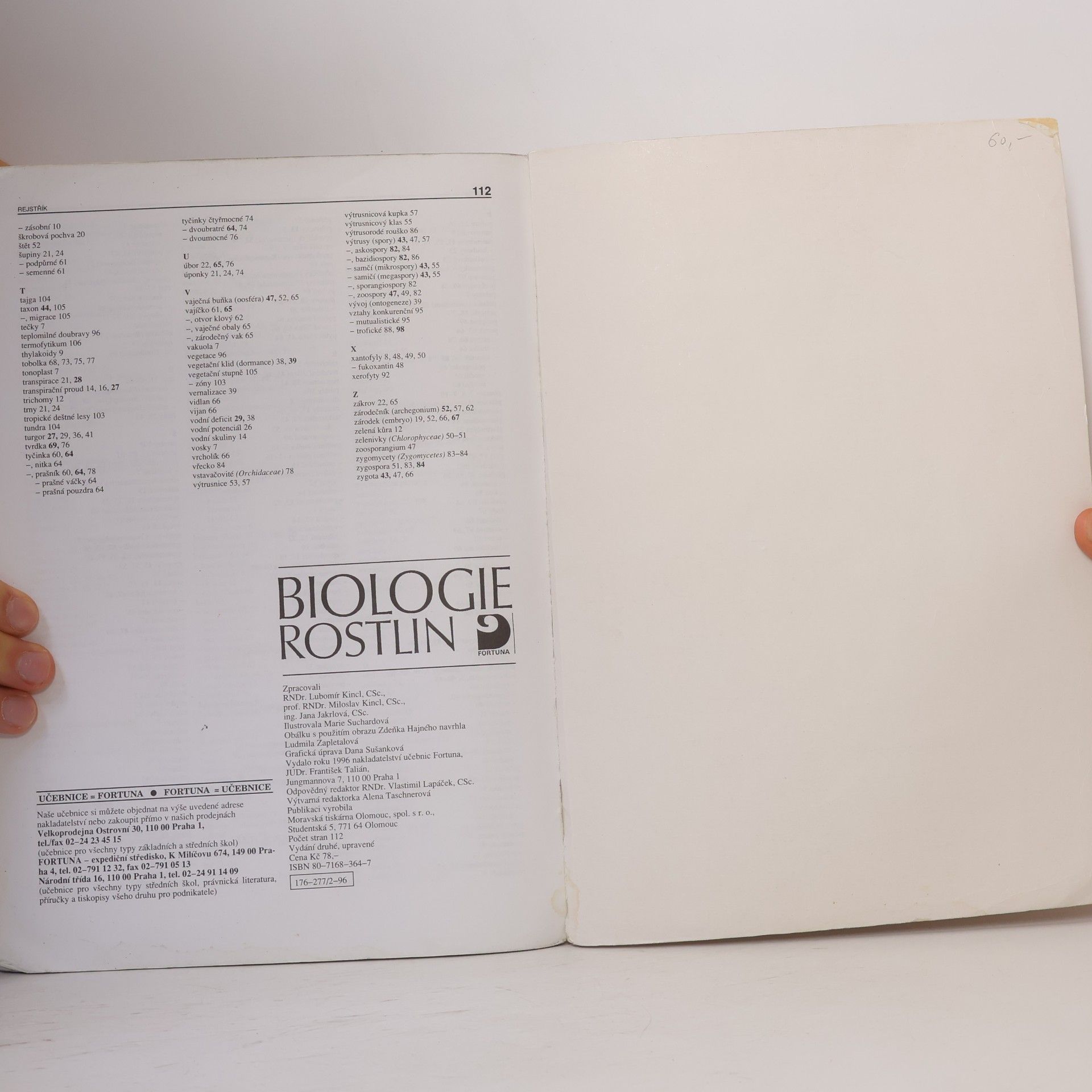 Lubomír Kincl Biologie rostlin