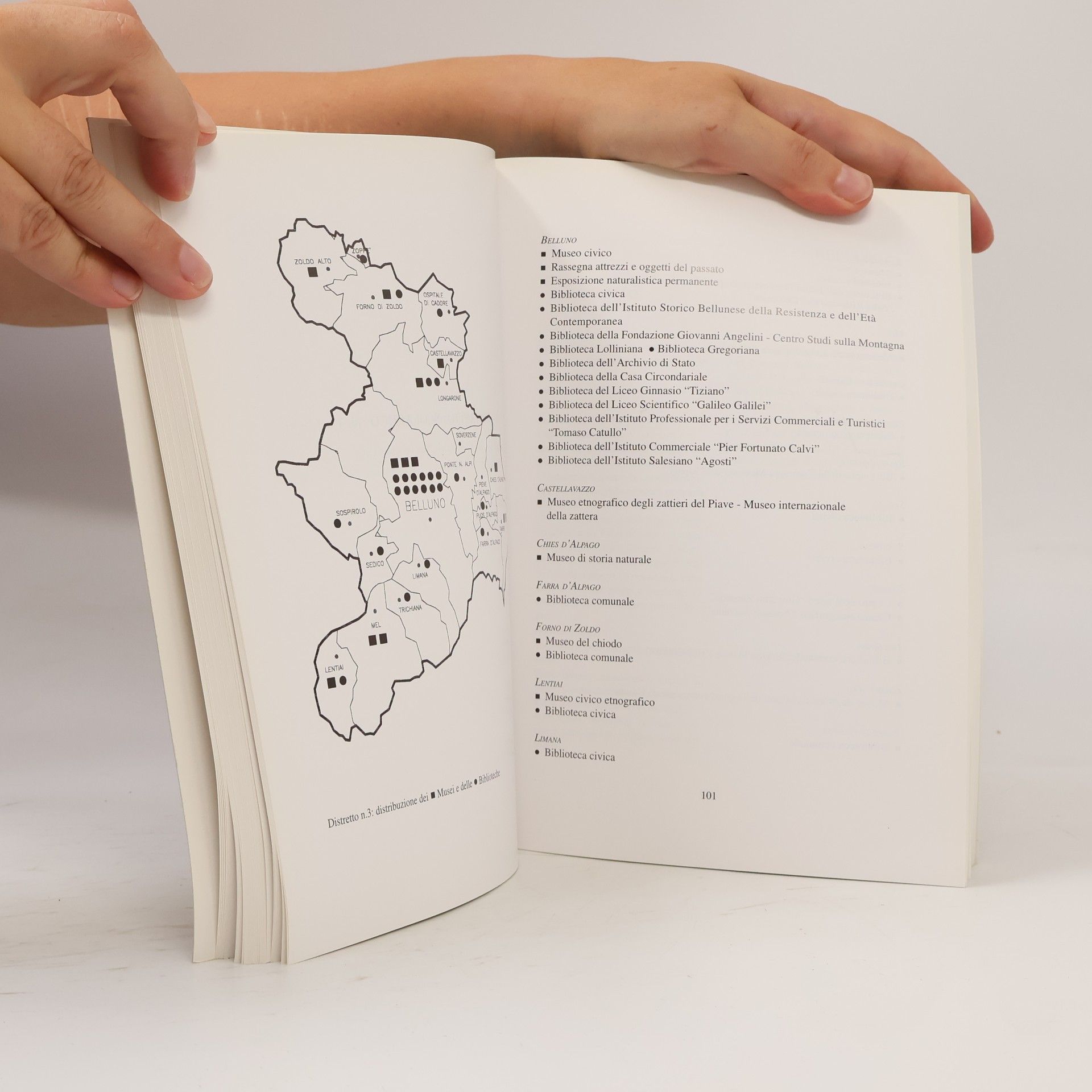 Various authors Musei e Biblioteche della Provincia di Belluno