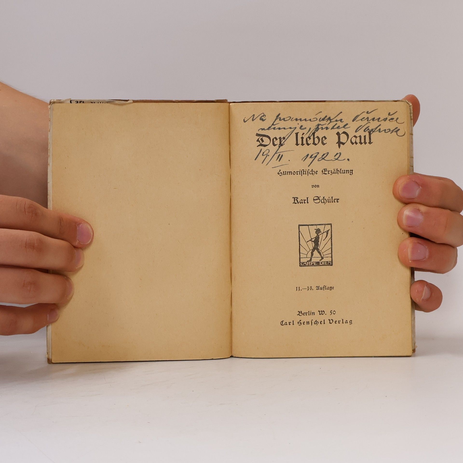 Carl Schuler Der liebe Paul