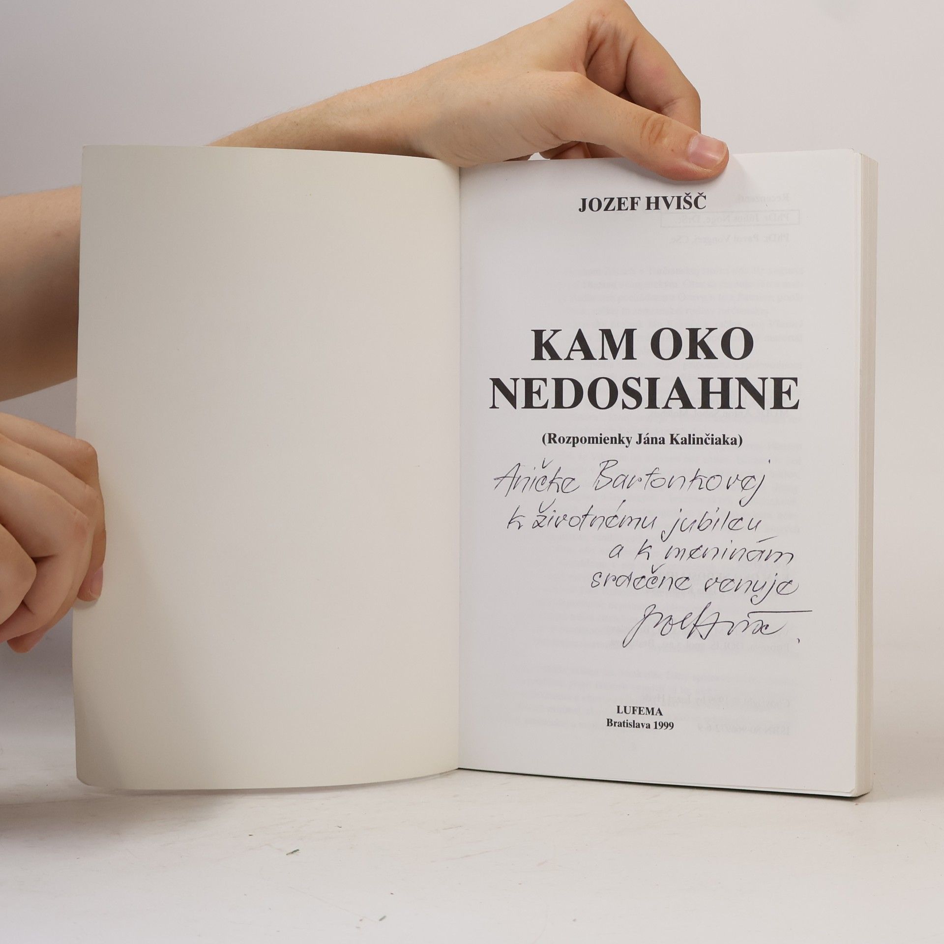 Jozef Hvišč Kam oko nedosiahne