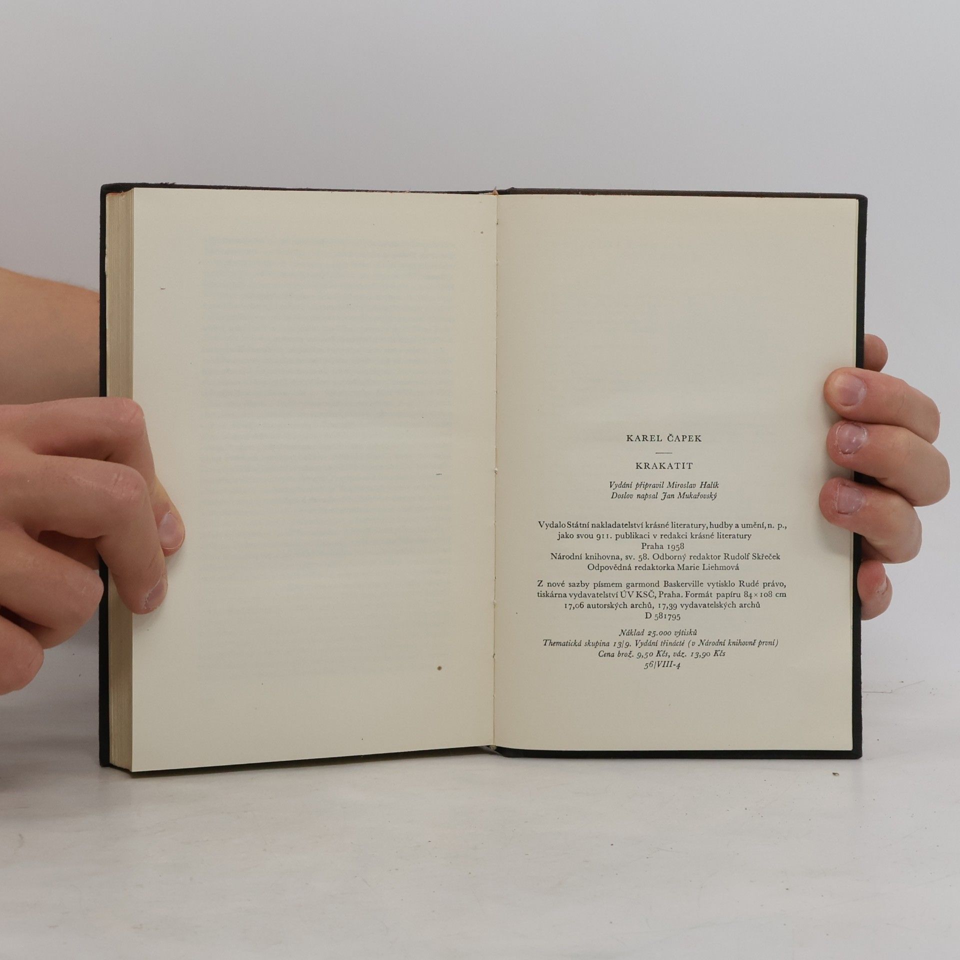 Karel Čapek Krakatit