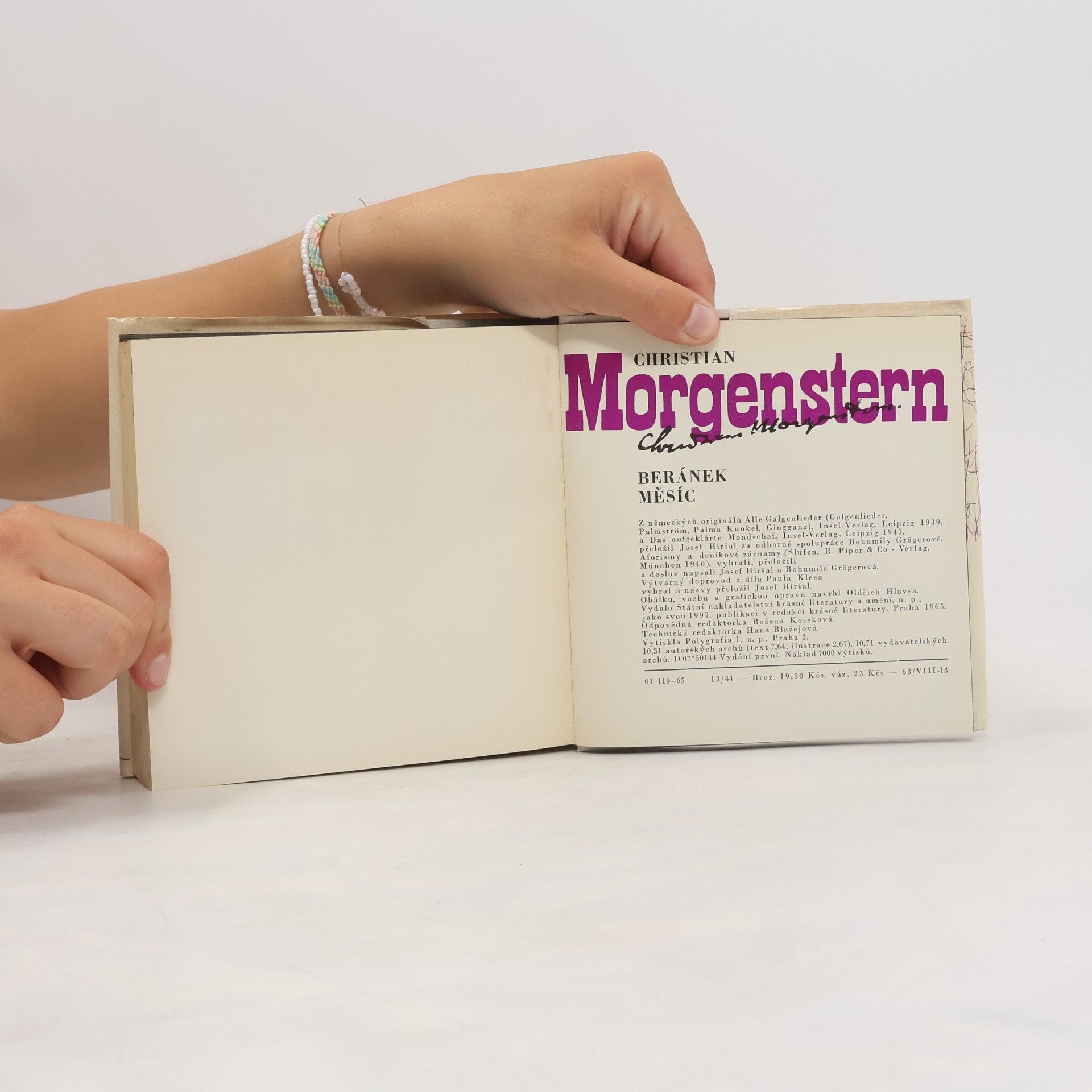 Christian Morgenstern Beránek. Měsíc