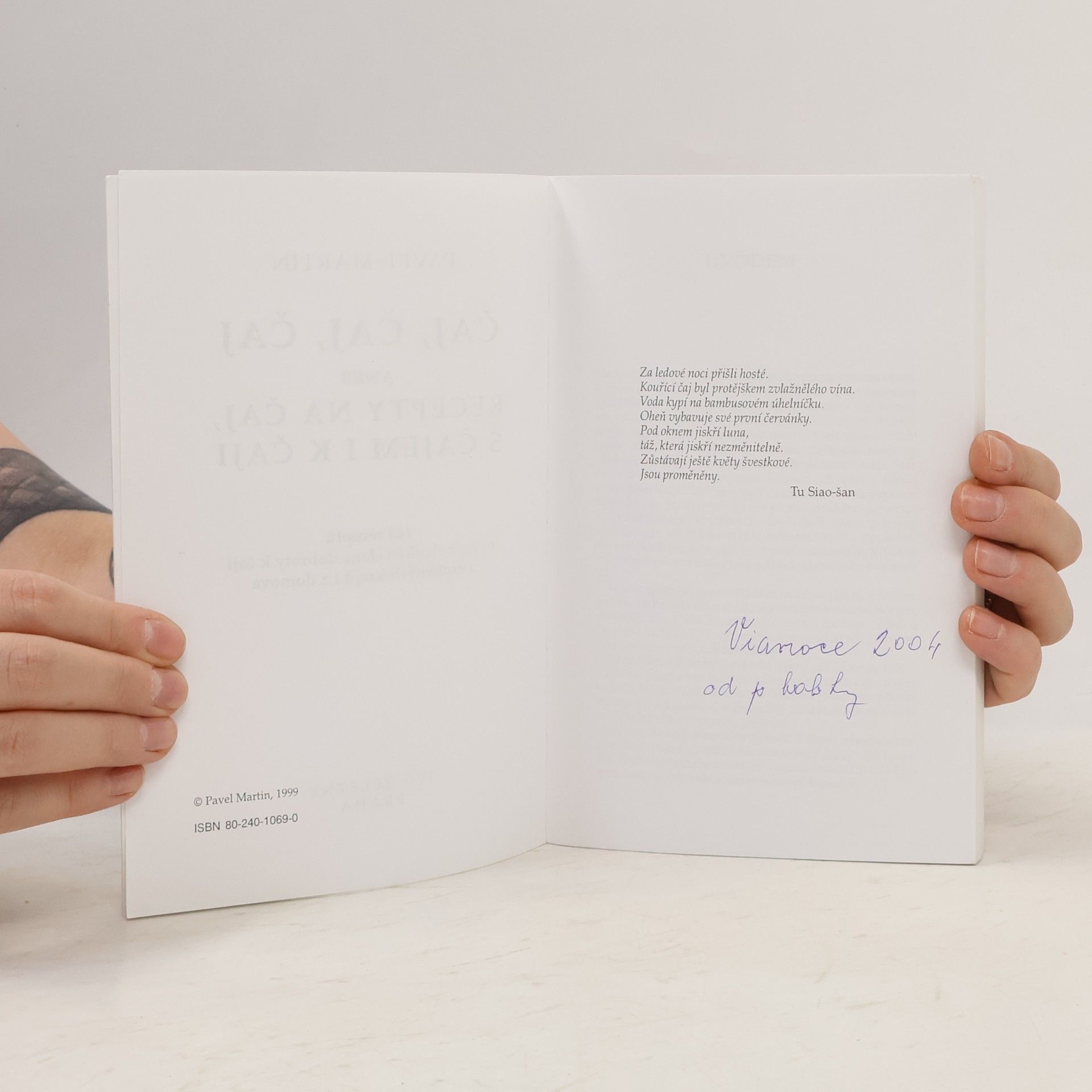 Martin Gabriel Pavel Čaj, čaj, čaj, aneb, Recepty na čaj, s čajem i k čaji
