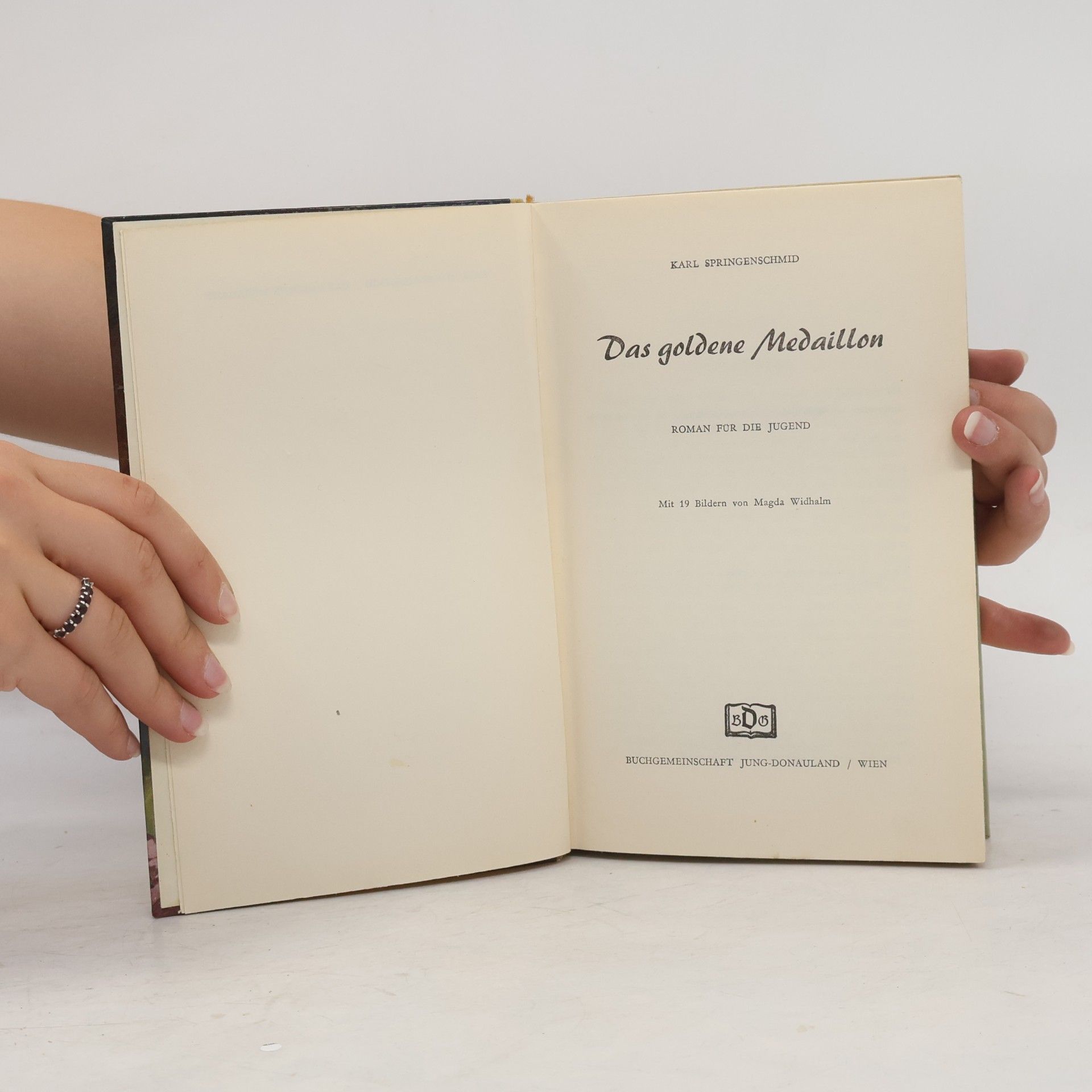 Karl Springenschmid Das goldene Medaillon