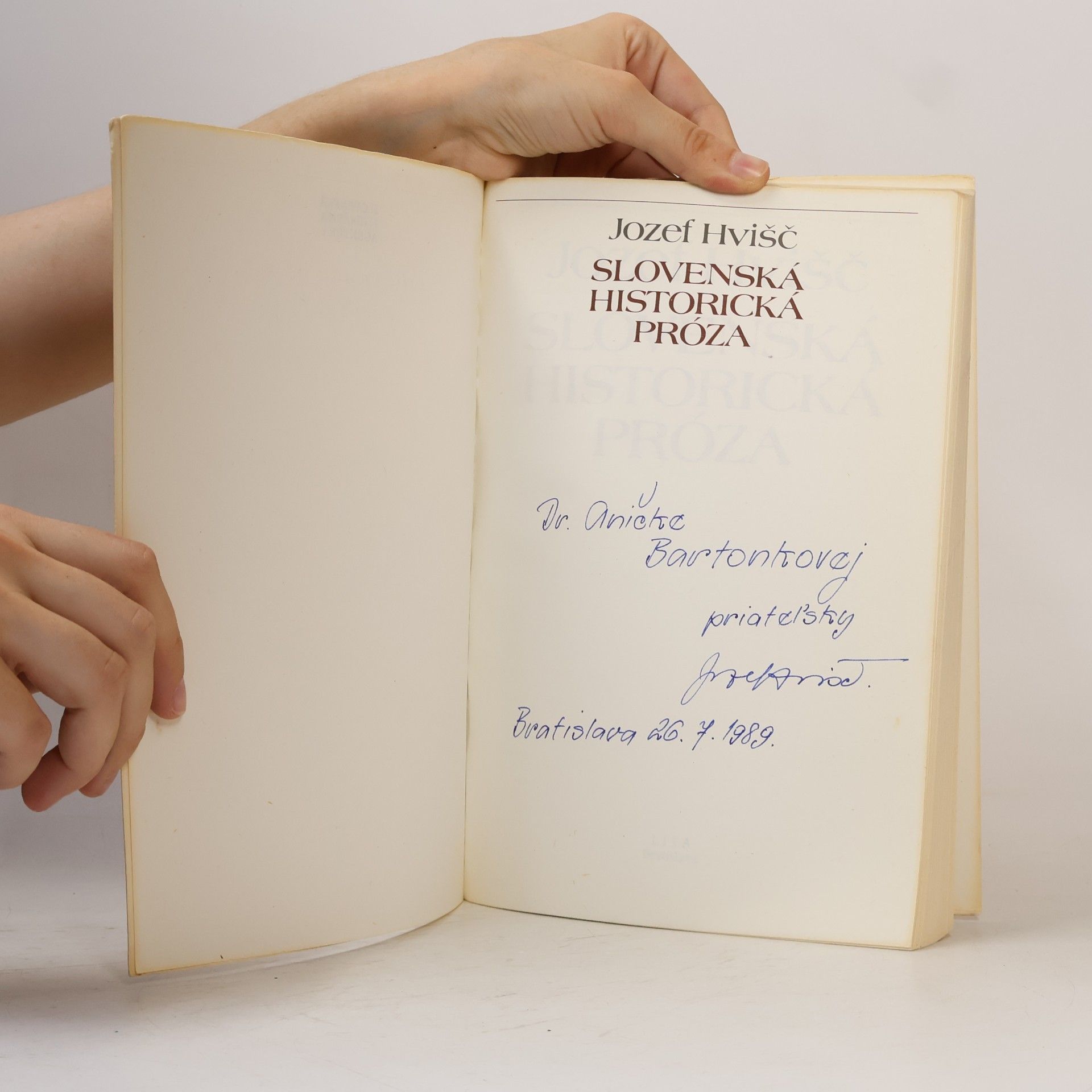 Jozef Hvišč Slovenská historická próza