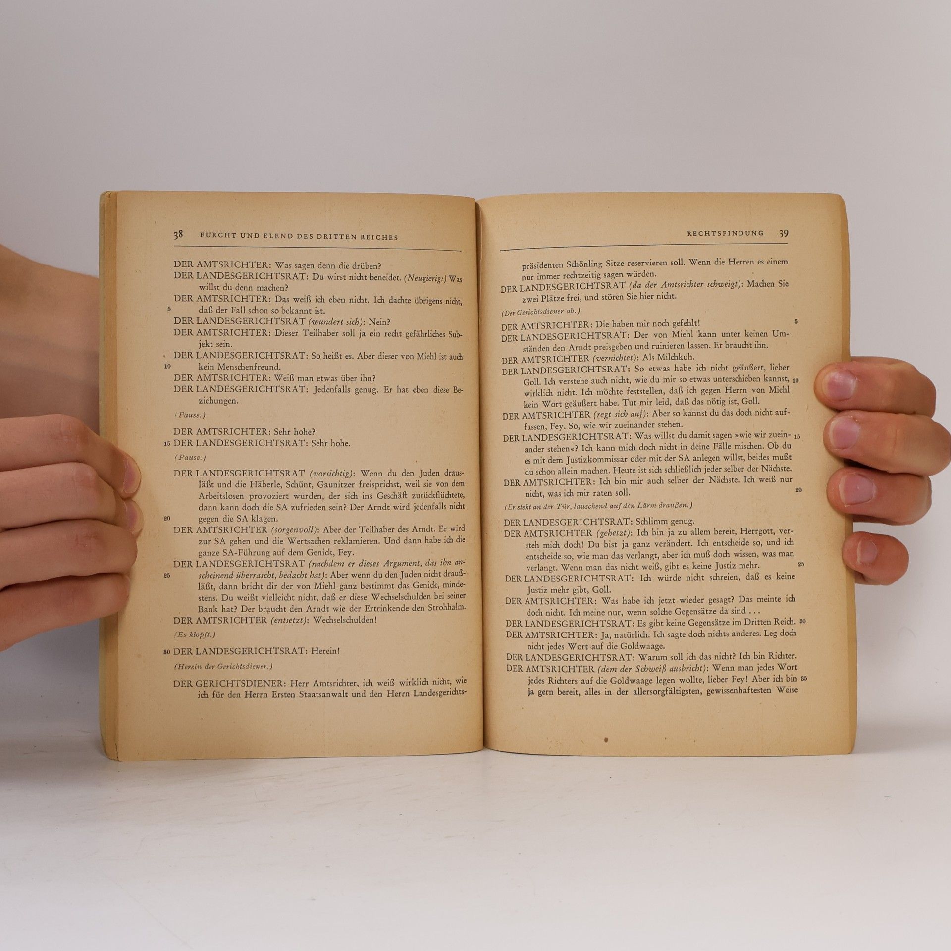 Bertolt Brecht Furcht und Elend des Dritten Reiches