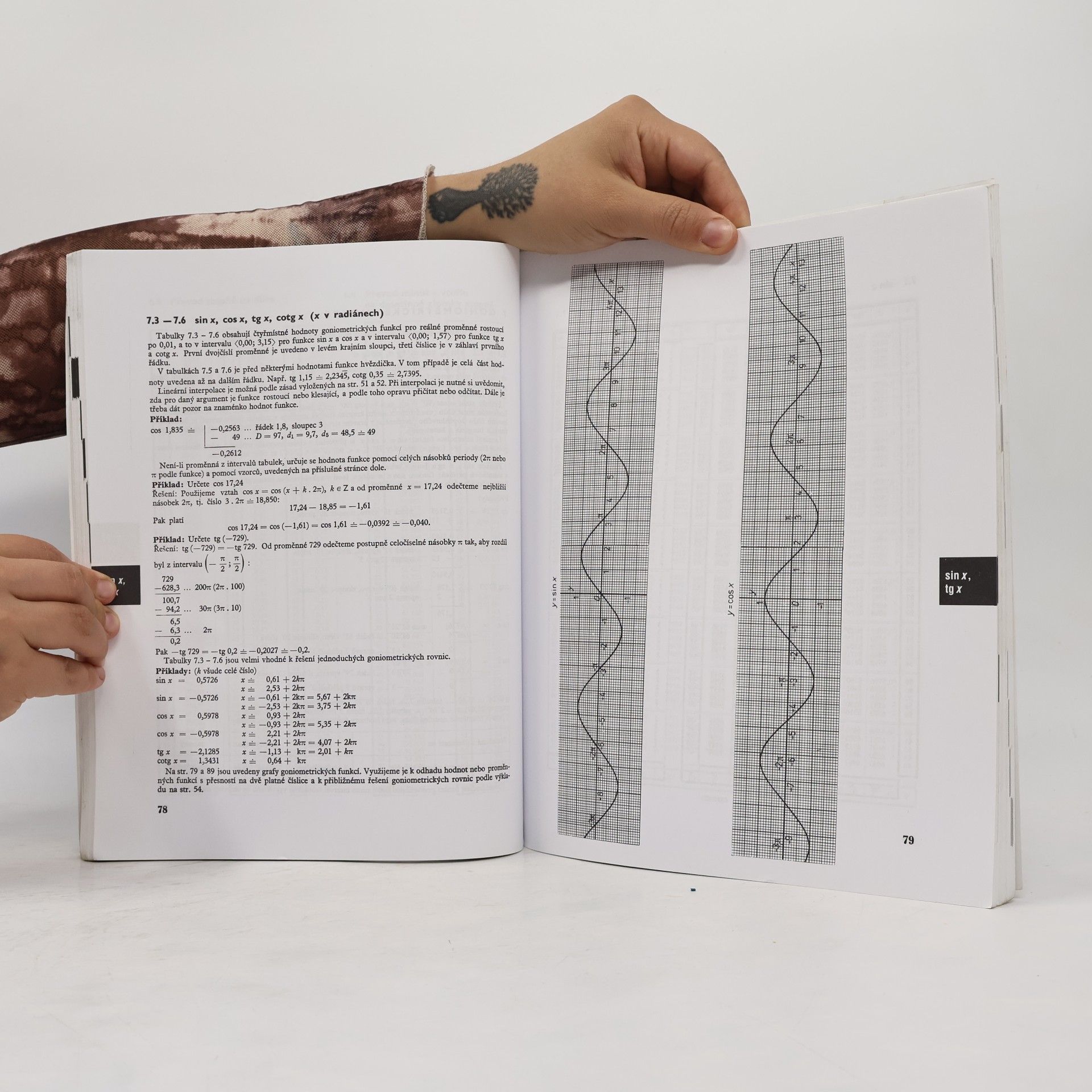 Various authors Matematické, fyzikální a chemické tabulky pro střední školy