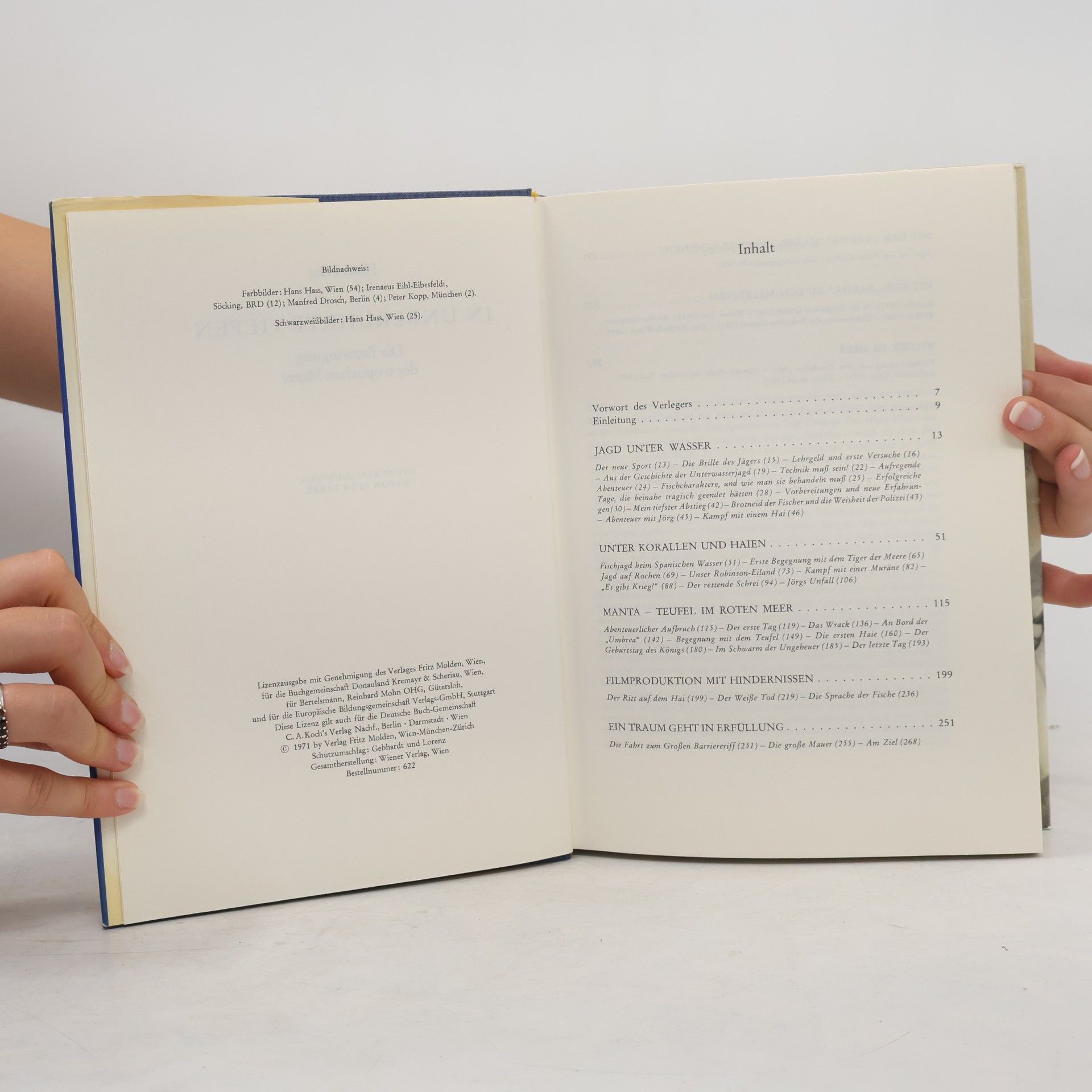 Hans Hass In unberührte Tiefen