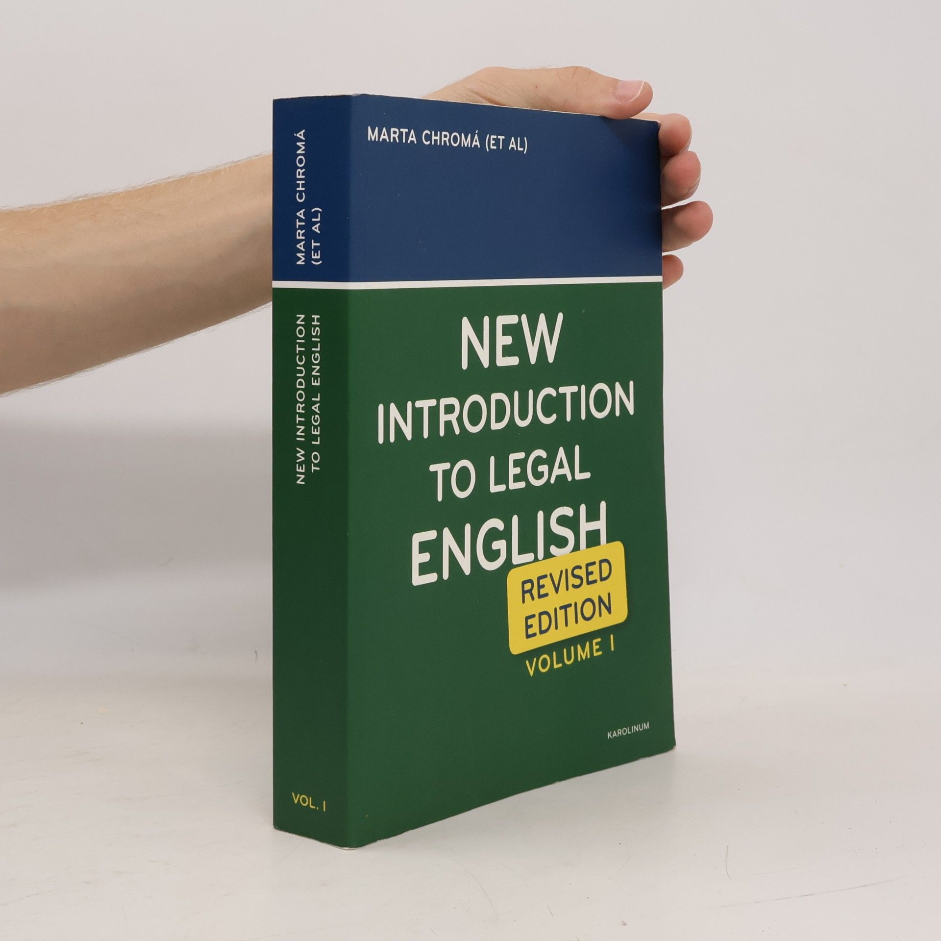 Jana Dvořák New introduction to legal English. Revised edition. Volume I