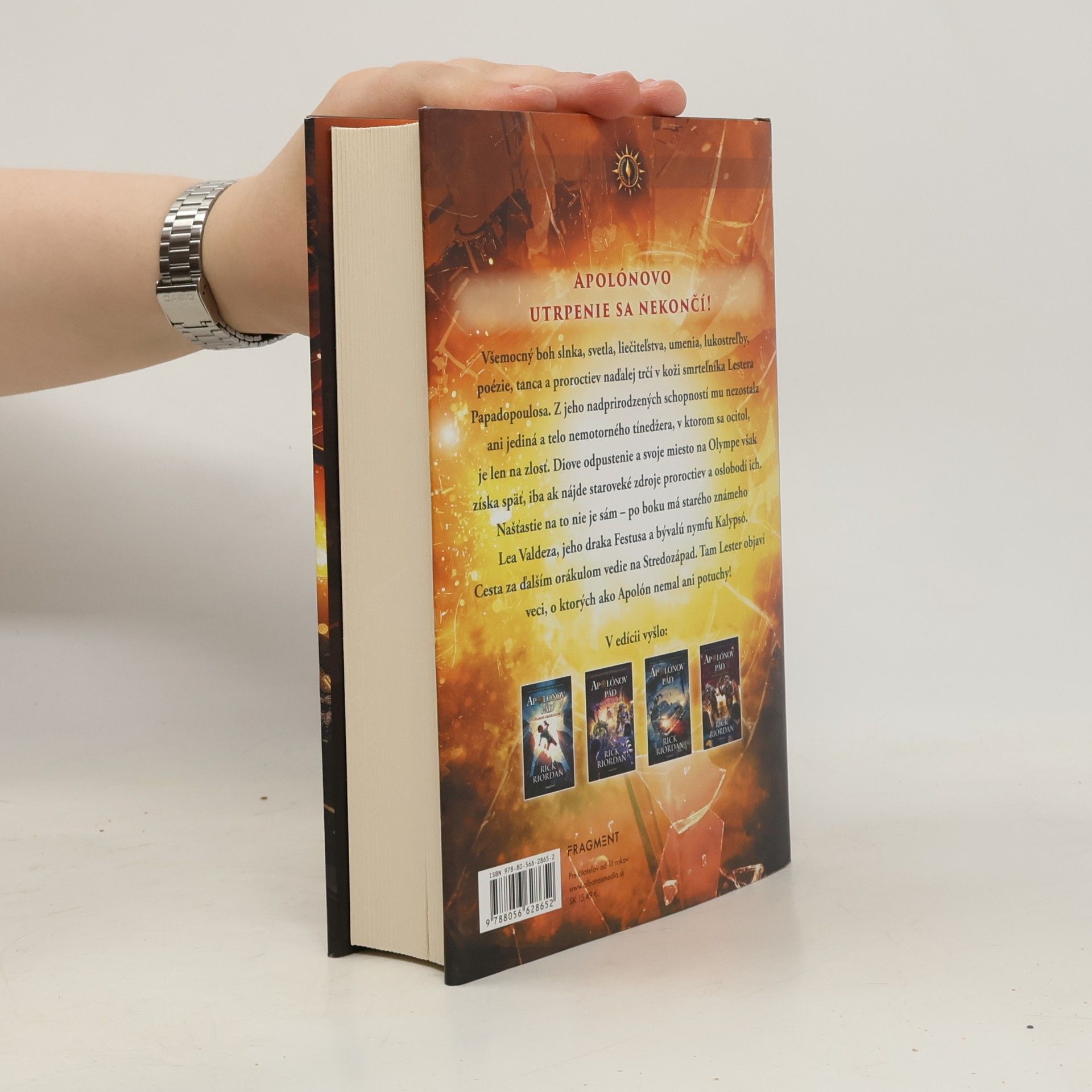 Rick Riordan Apolónov pád : temné proroctvo