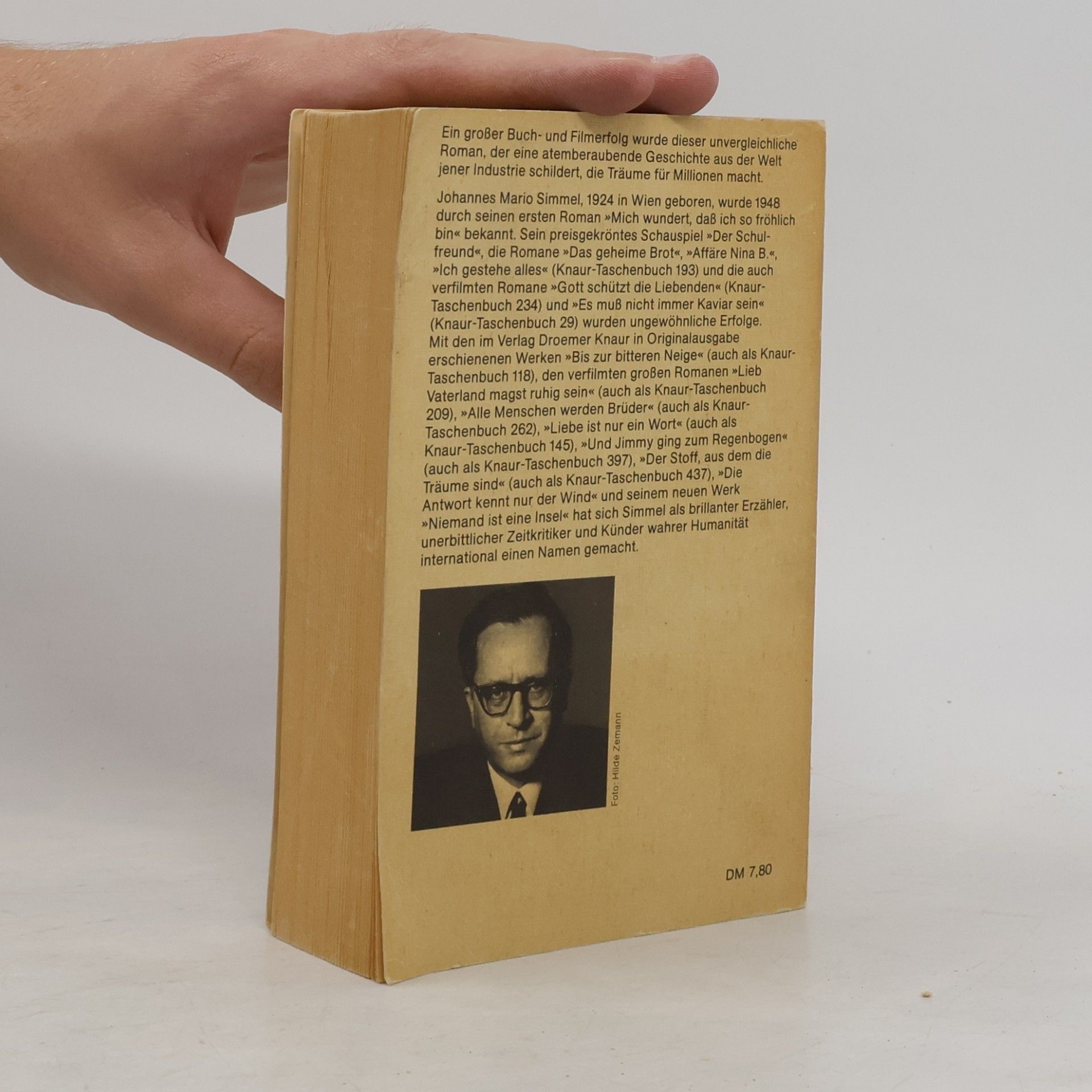 Johannes Mario Simmel Der Stoff aus dem die Träum sind