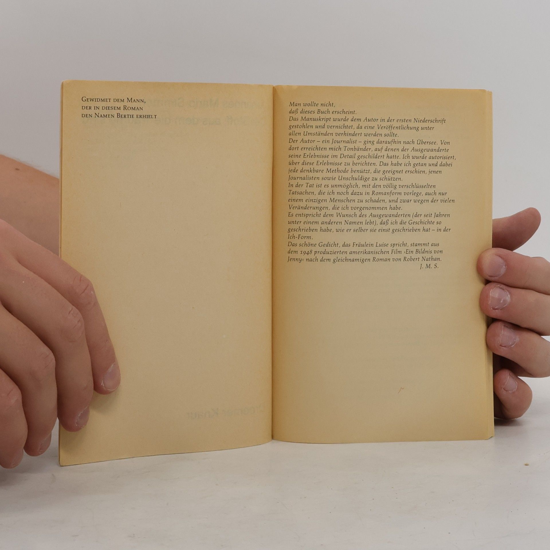 Johannes Mario Simmel Der Stoff aus dem die Träum sind
