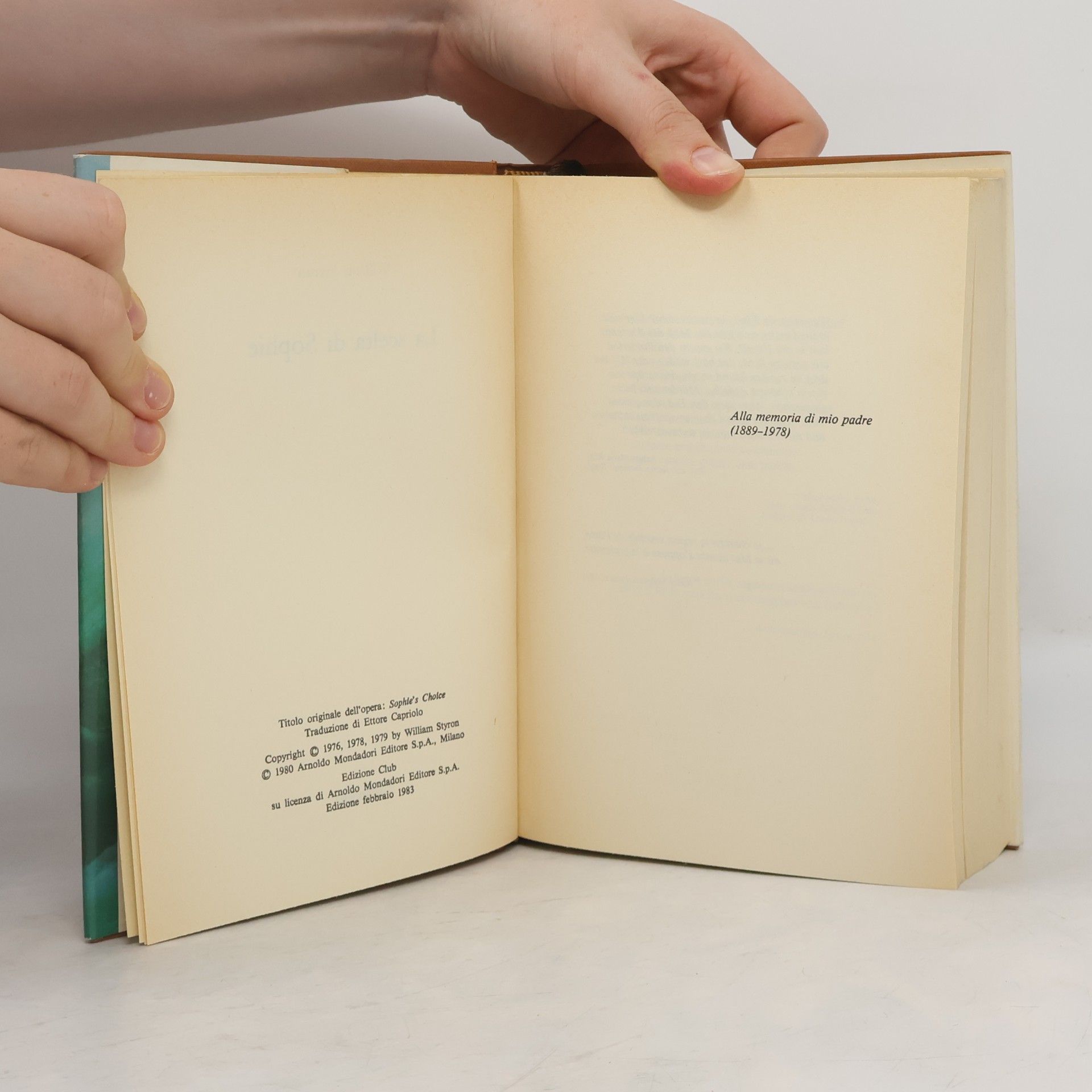 William Styron La scelta di Sophie