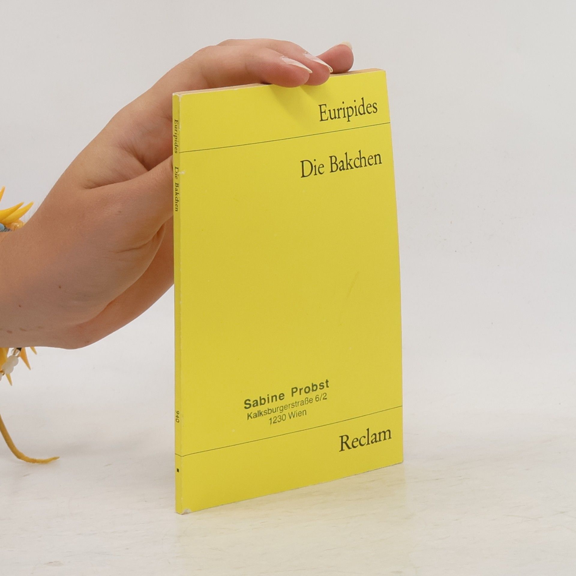 Euripides Die Bakchen