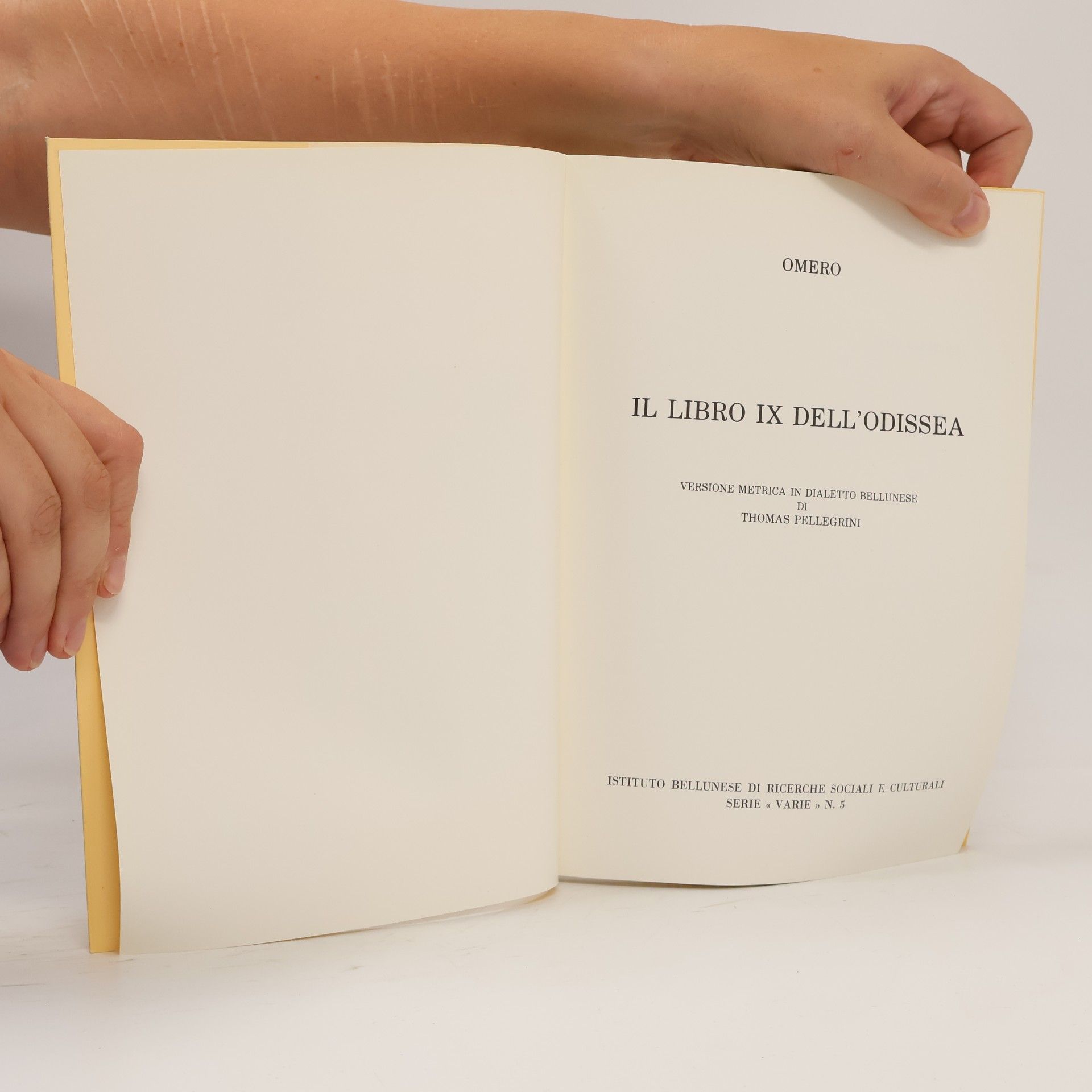 Homér Il libro ix dell’Odissea