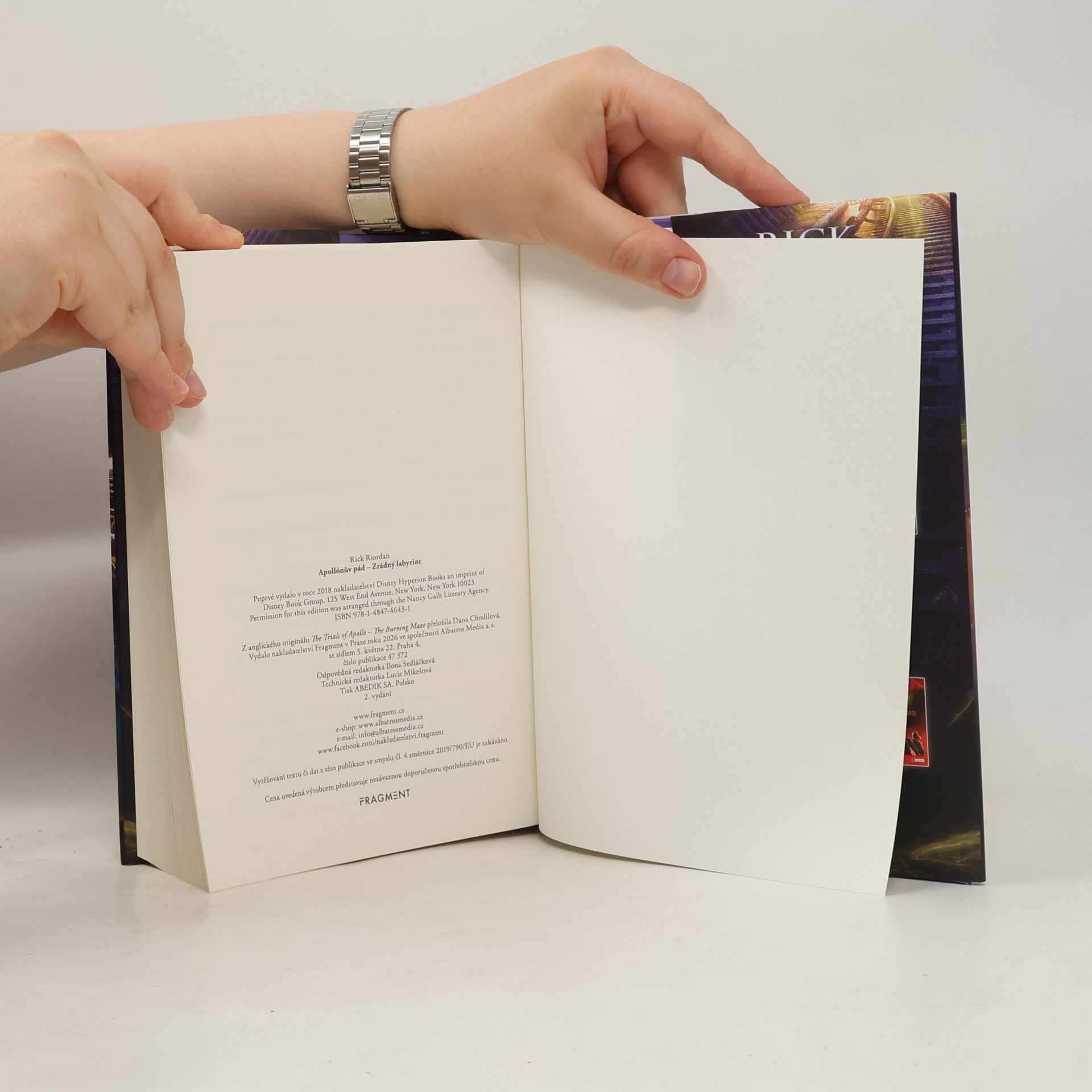 Rick Riordan Apollónův pád: Zrádný labyrint