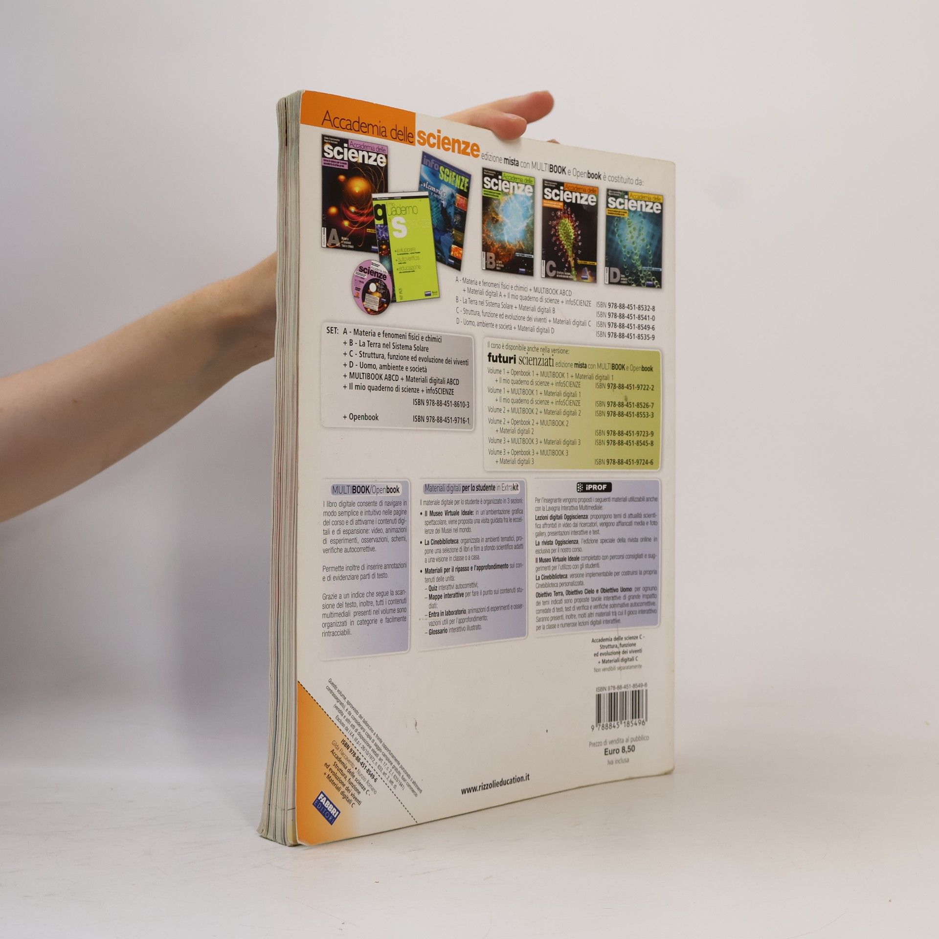 Gilda Flaccavento Romano Accademia delle scienze. Tomo C: struttura, funzione dei viventi. Per la scuola media. Con espansione online - edizione mista - con MULTIBOOK e Openbook