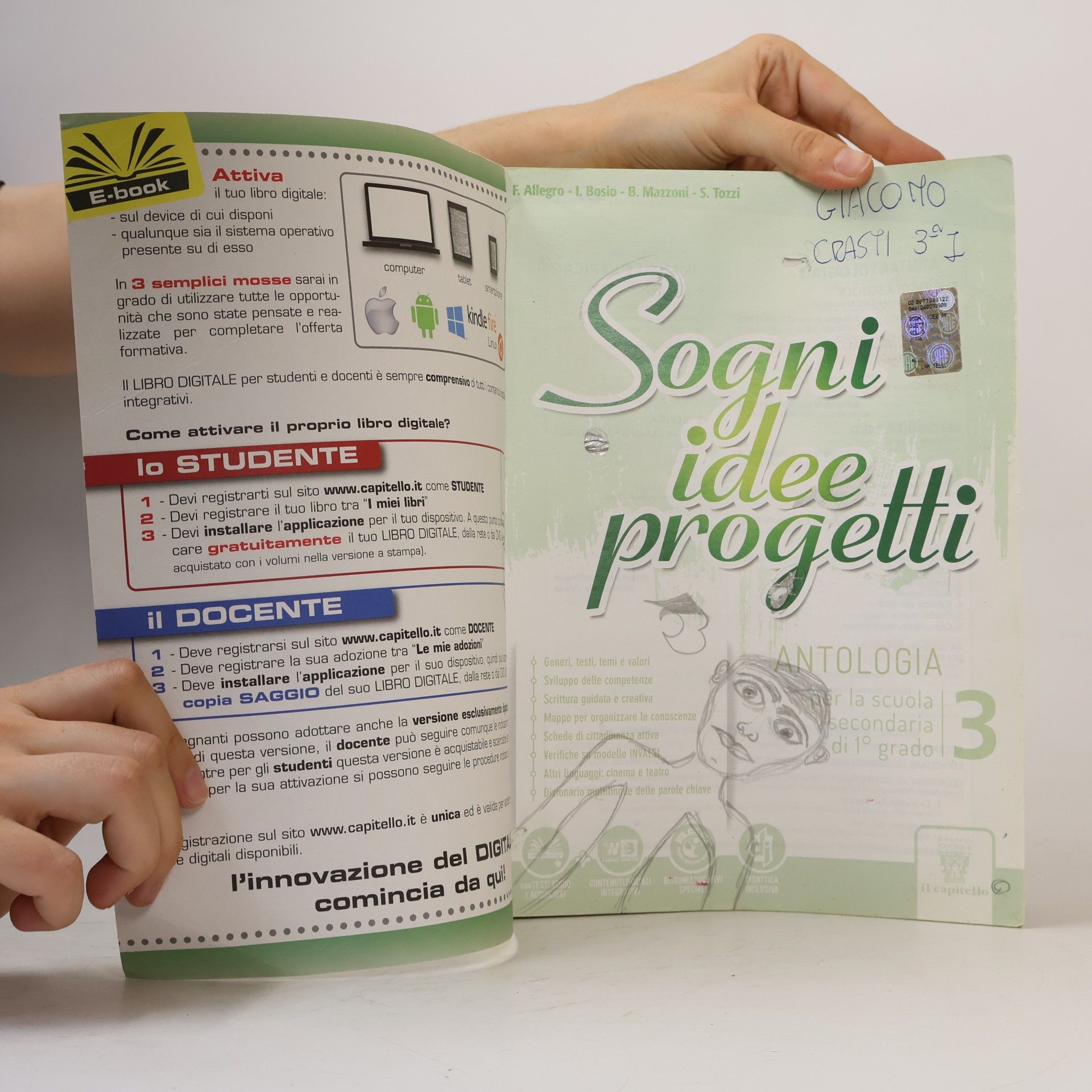 F. Allegro Sogni idee progetti 3. Antologia