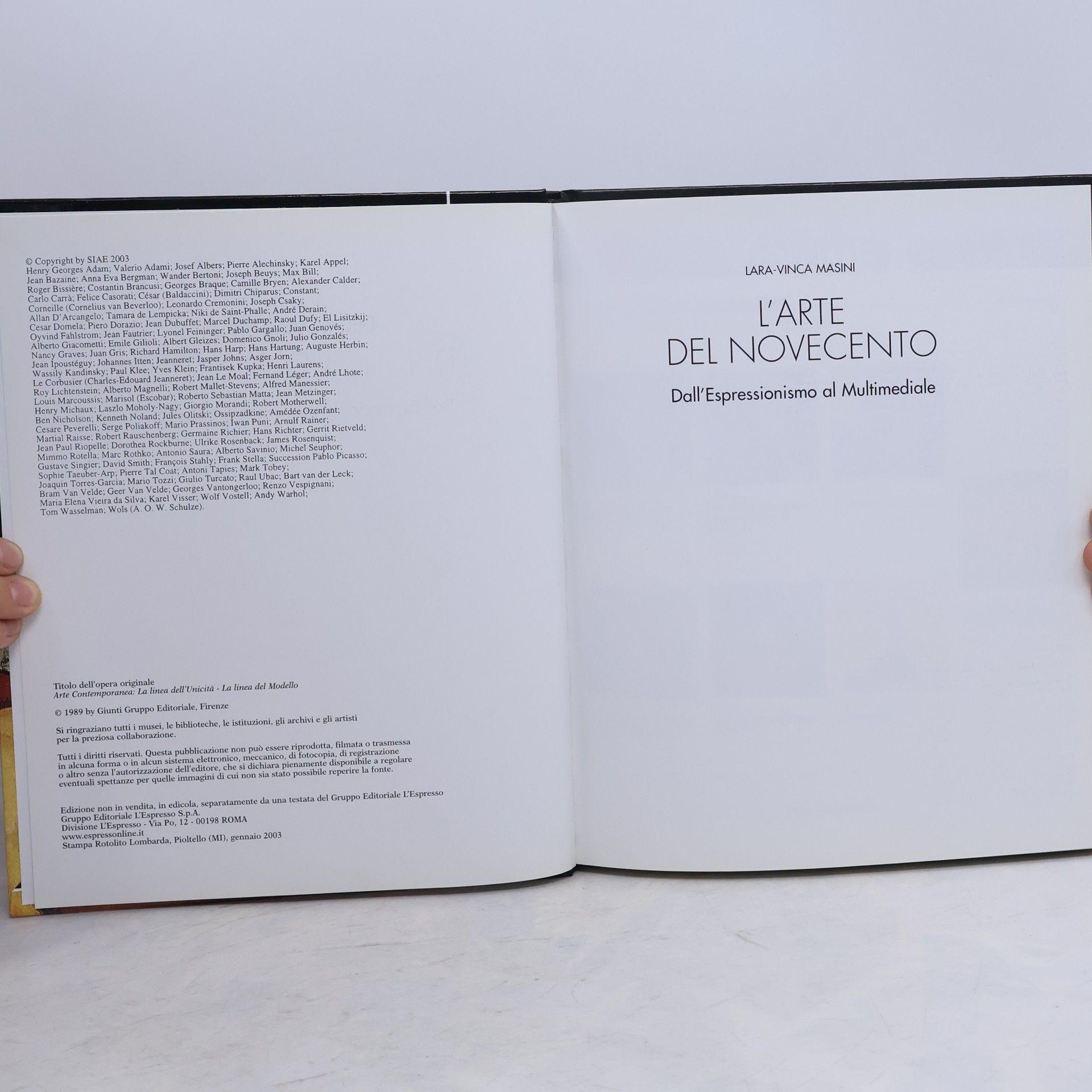 Lara Vinca Masini L'arte del Novecento 2