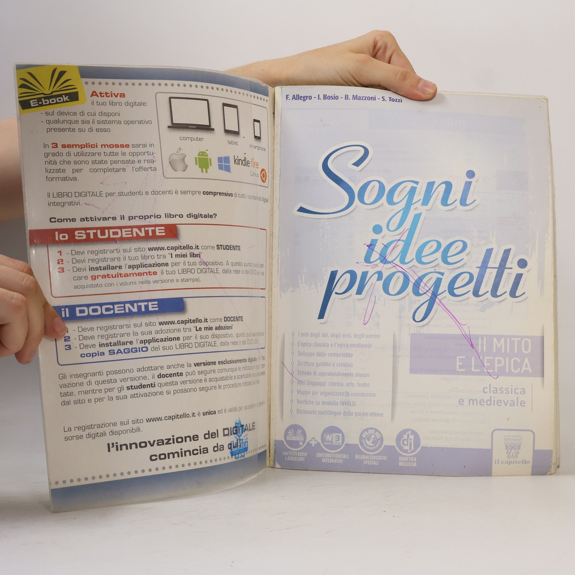 F. Allegro Sogni idee progetti. Il mito e l'epica