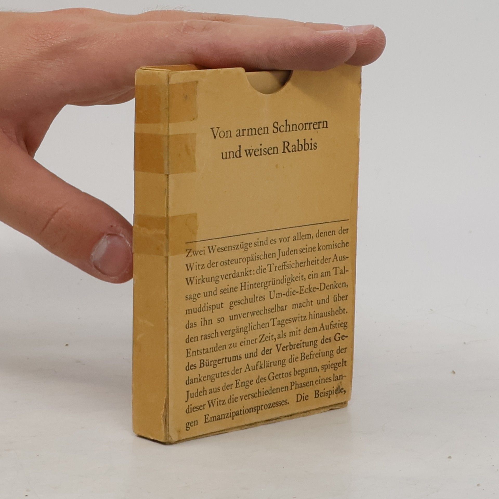 Jutta Janke Von armen Schnorrern und weisen Rabbis
