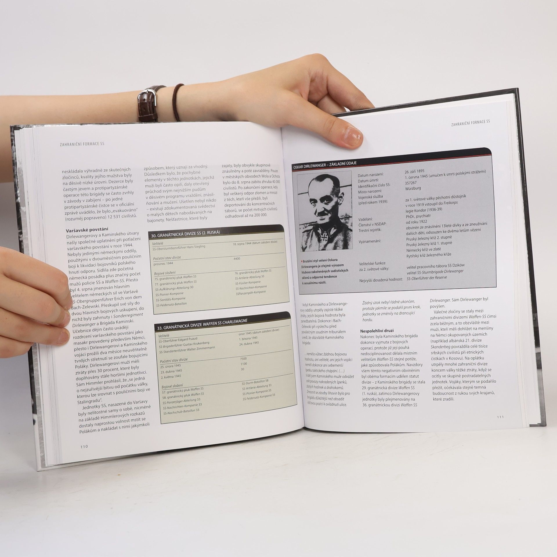 Chris McNab SS 1923-1945: základní skutečnosti a údaje o Himmlerových oddílech SS