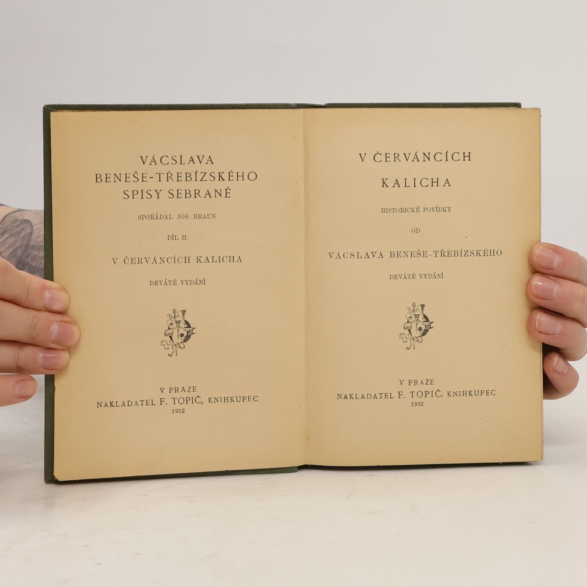Václav Beneš Třebízský V červáncích kalicha