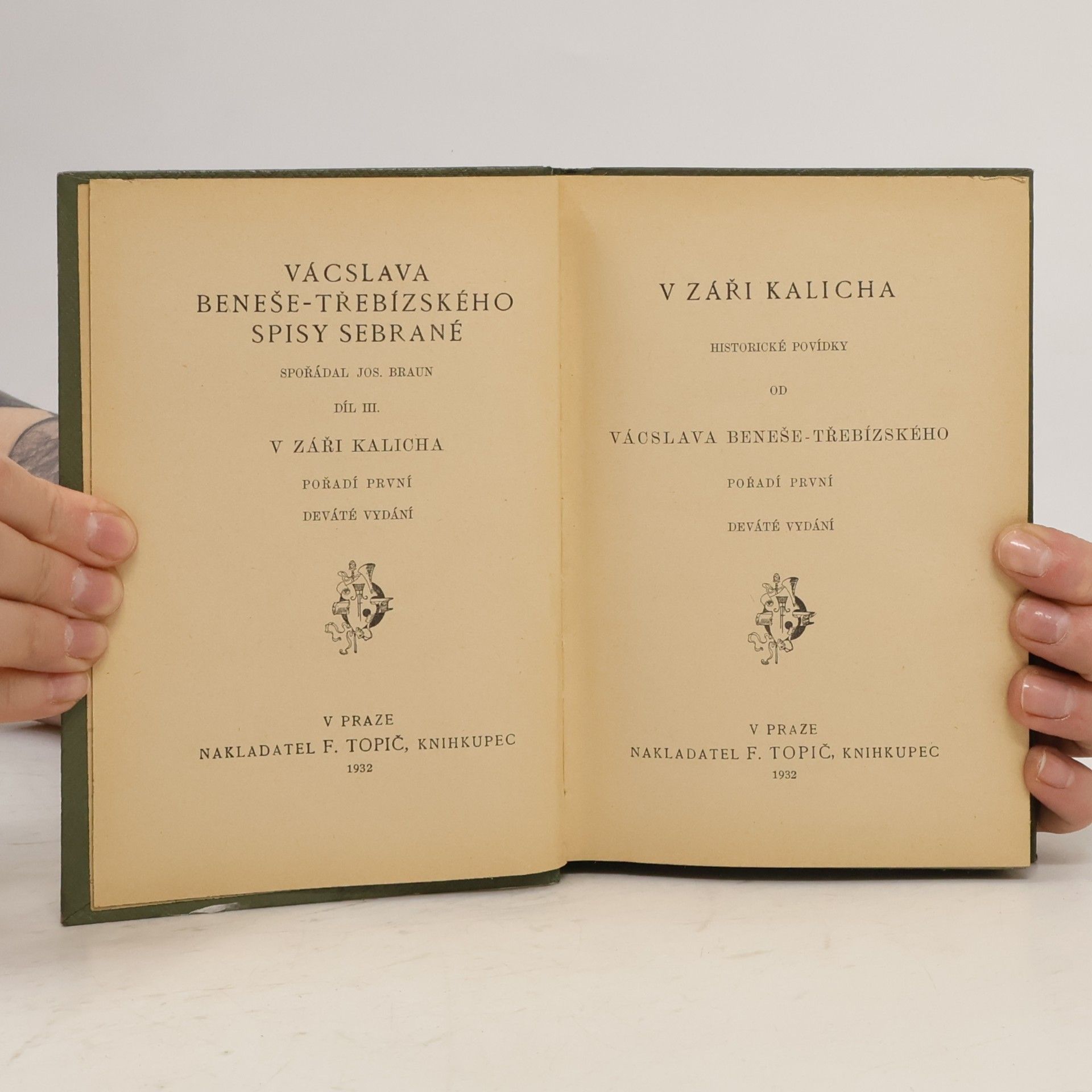 Václav Beneš Třebízský V záři kalicha III.