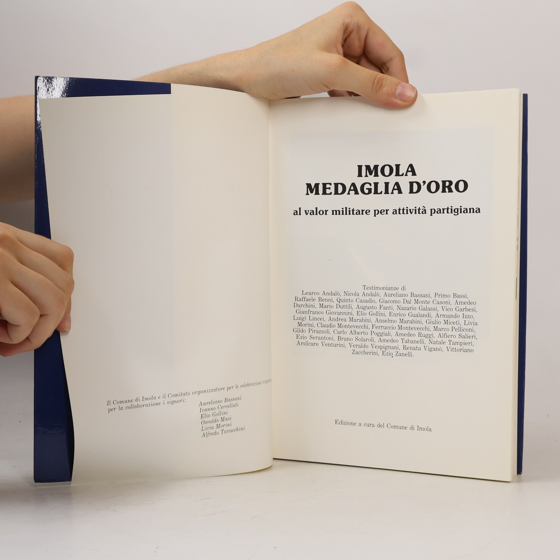 Various authors Imola medaglia d'oro al valor militare per attività partigiana
