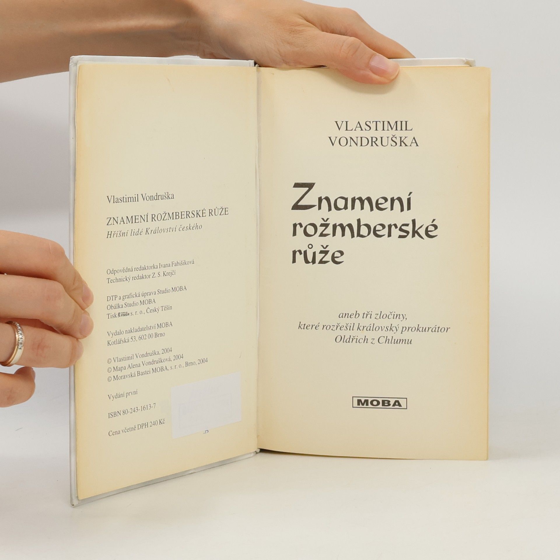 Vlastimil Vondruška Znamení rožmberské růže
