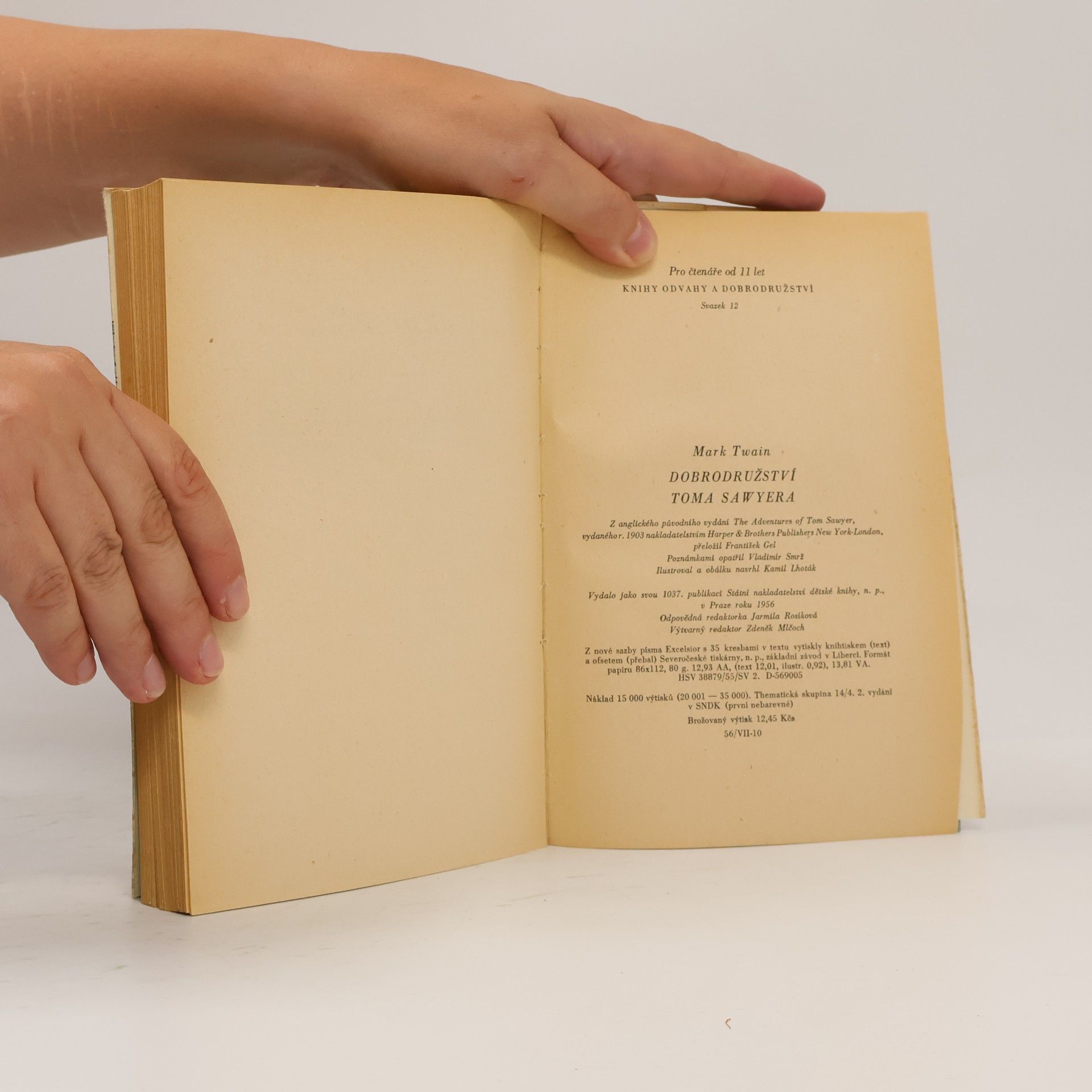 Mark Twain Dobrodružství Toma Sawyera