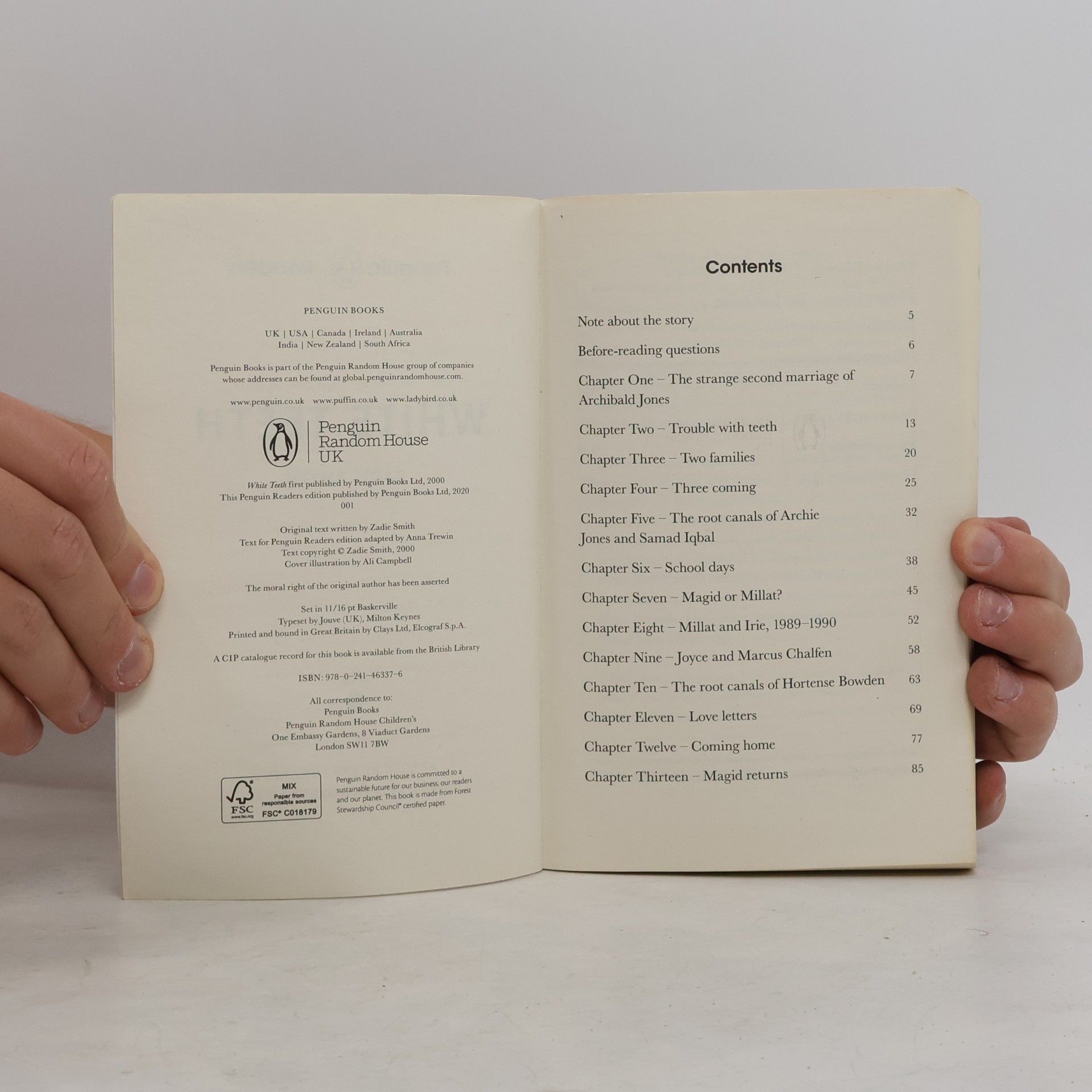 Zadie Smith Penguin Readers - 7: White Teeth - ELT Graded Reader: Abridged Edition