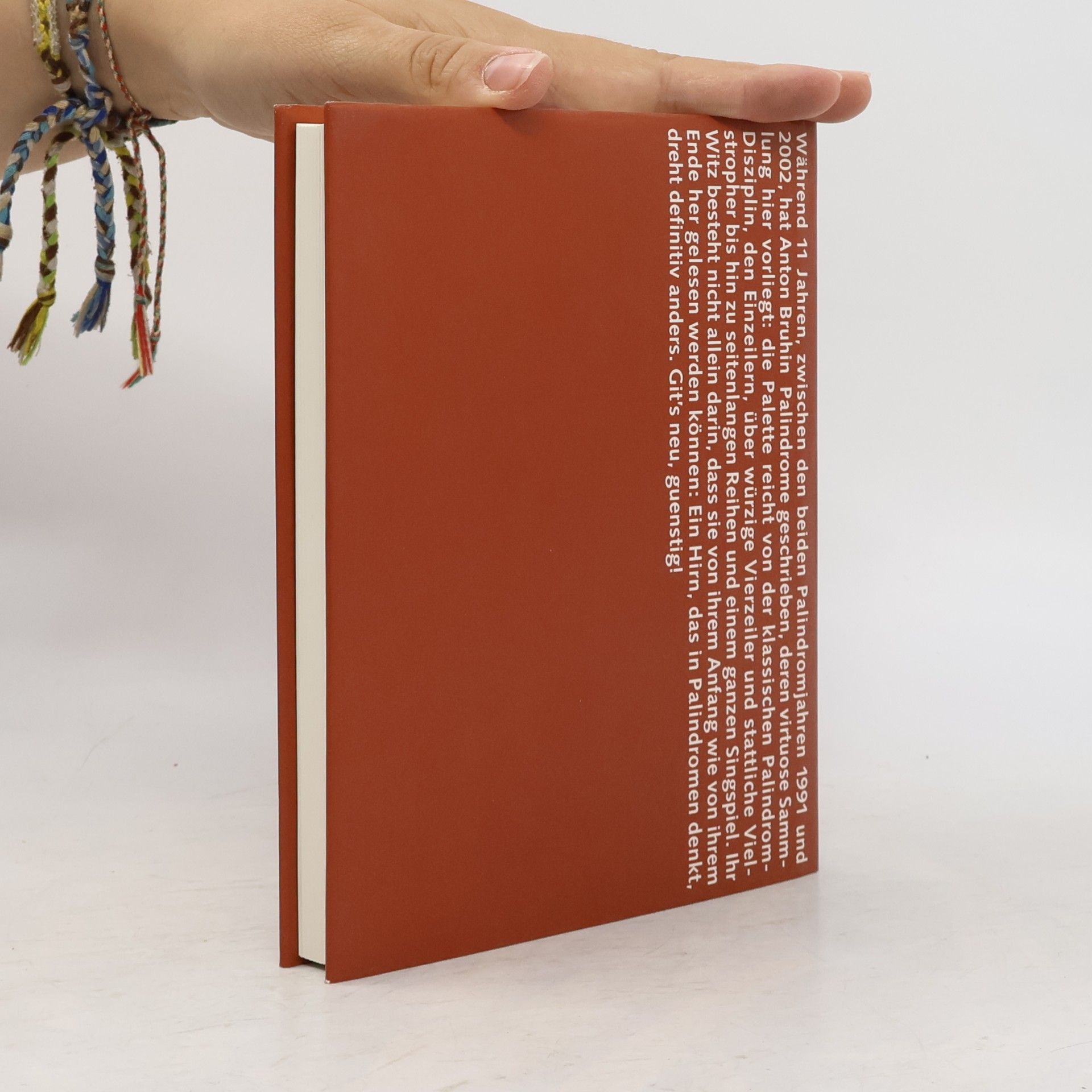 Anton Bruhin Spiegelgedichte und weitere Palindrome, 1991-2002