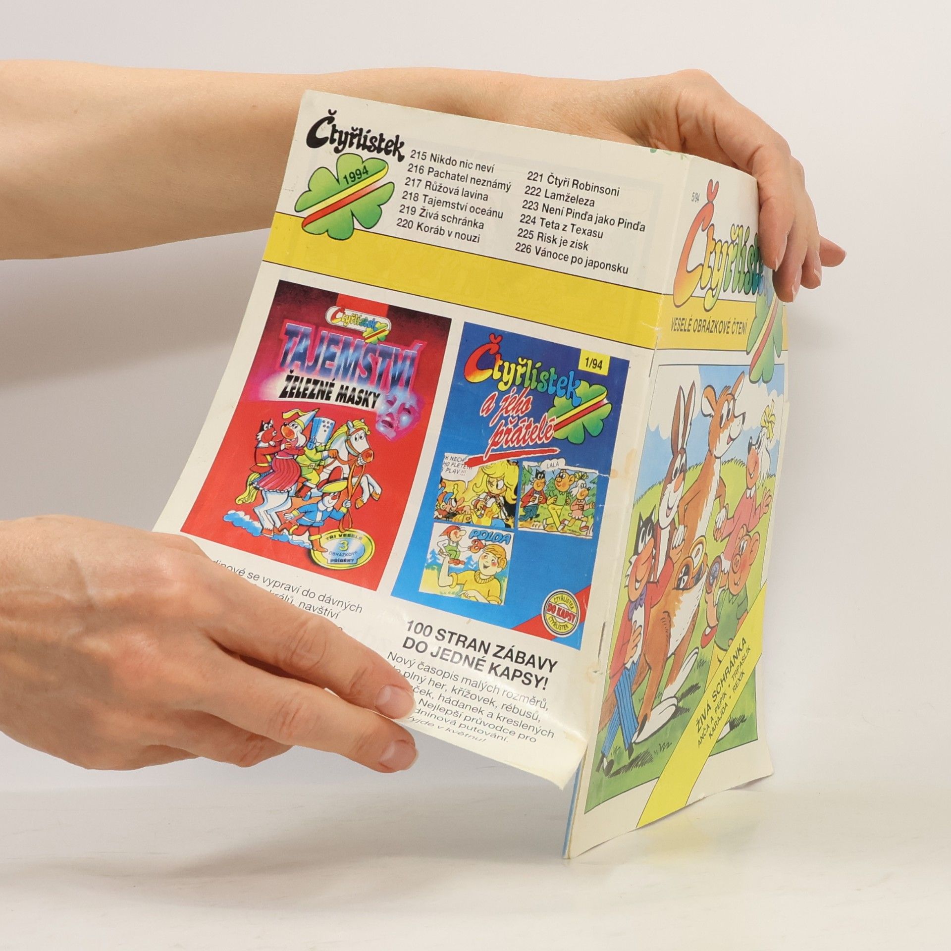 Kolektiv autorů Čtyřlístek 219. Živá schránka