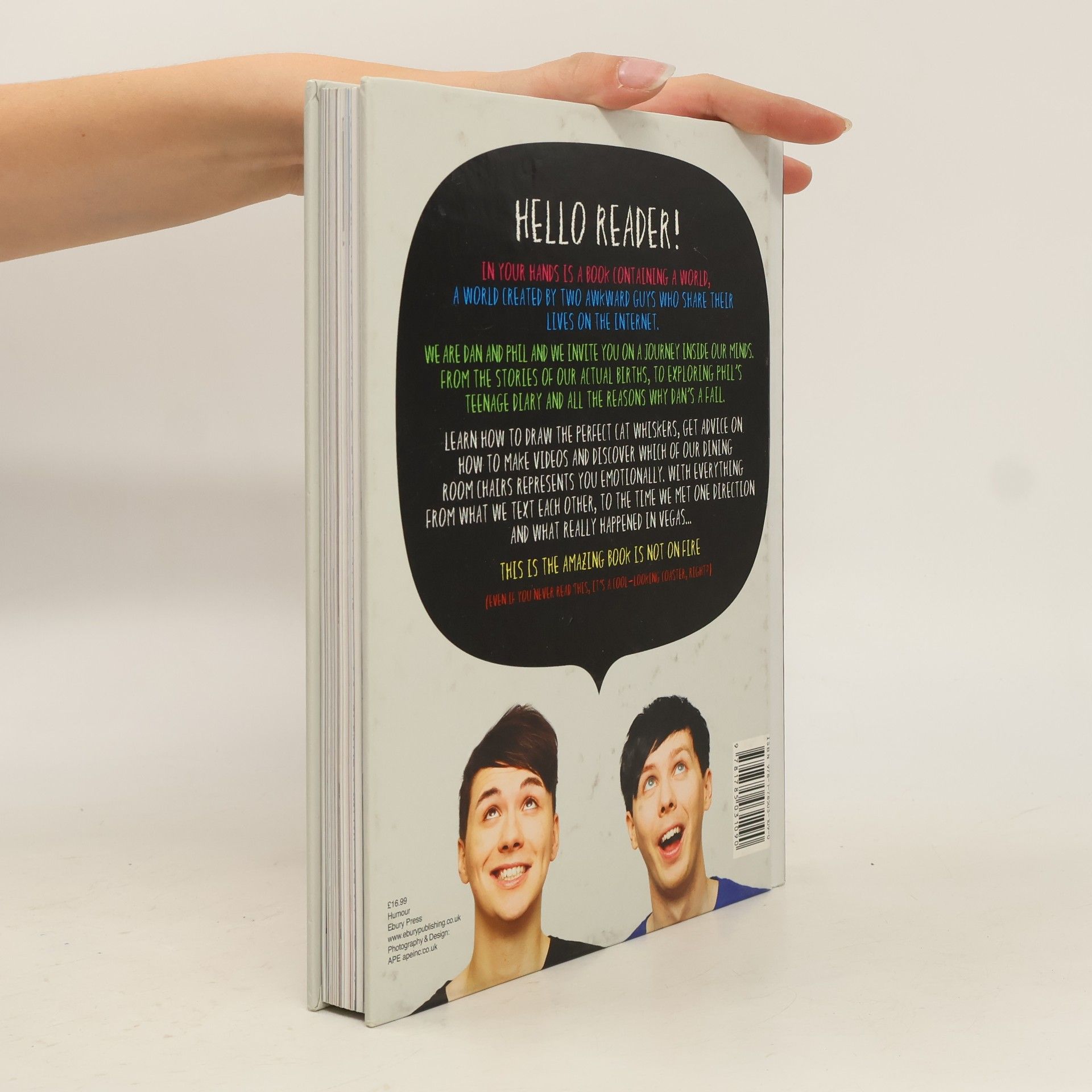 Dan Howell The amazing book is not on fire: The World of Dan and Phil
