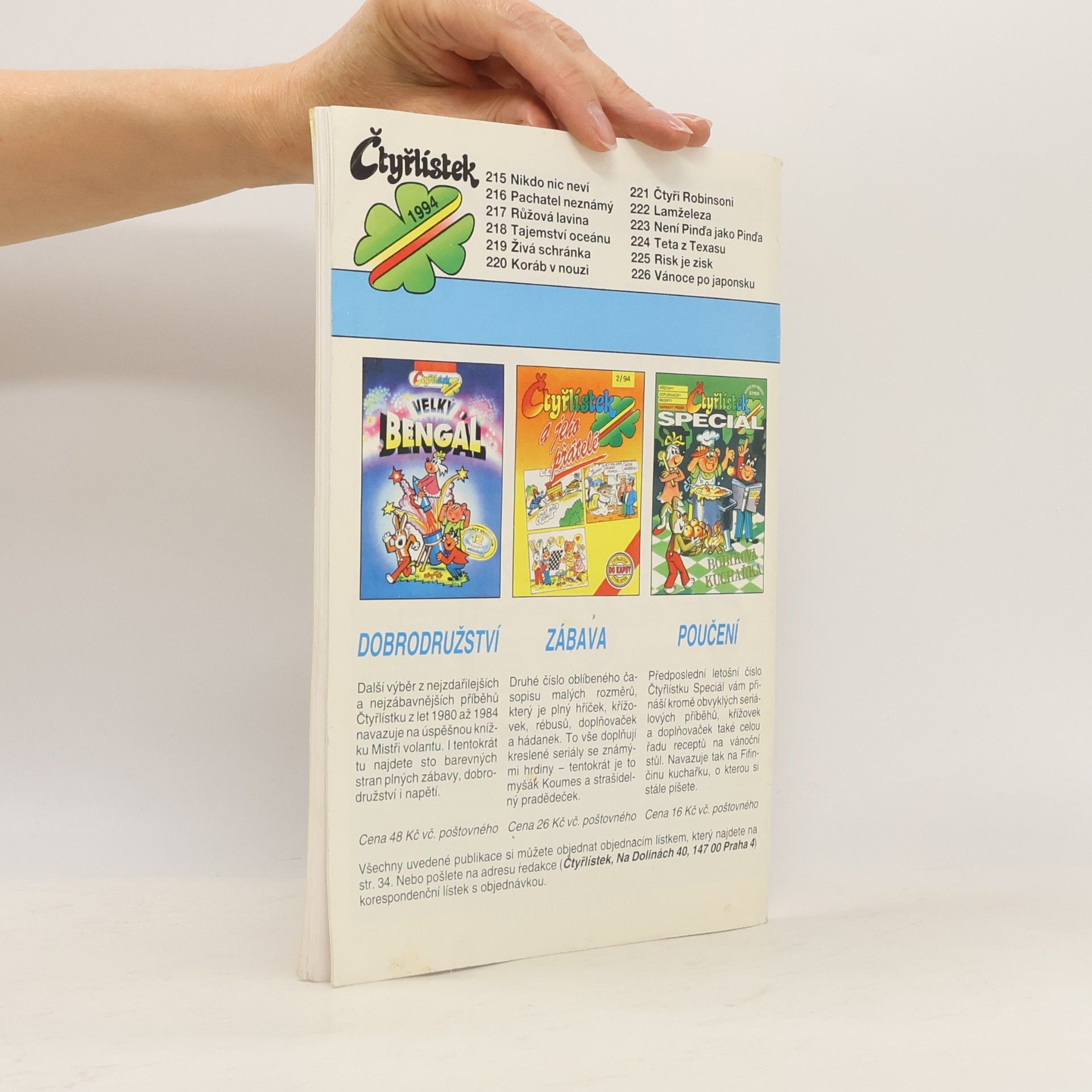 Various authors Čtyřlístek 11/94. Číslo 225