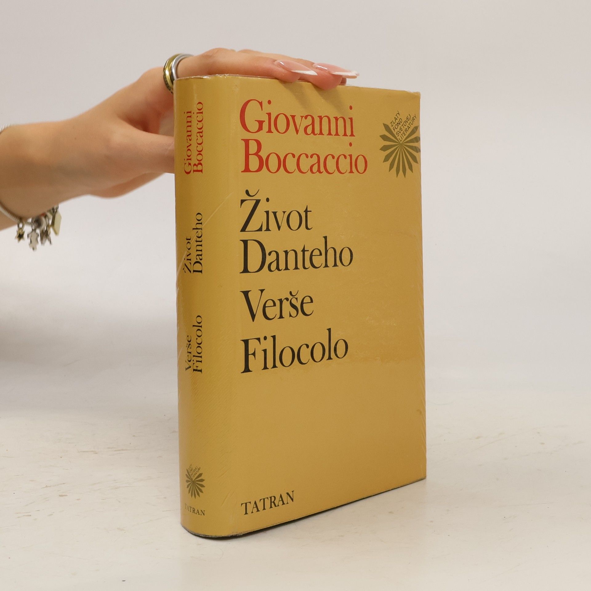 Giovanni Boccaccio Život Danteho. Verše. Filocolo