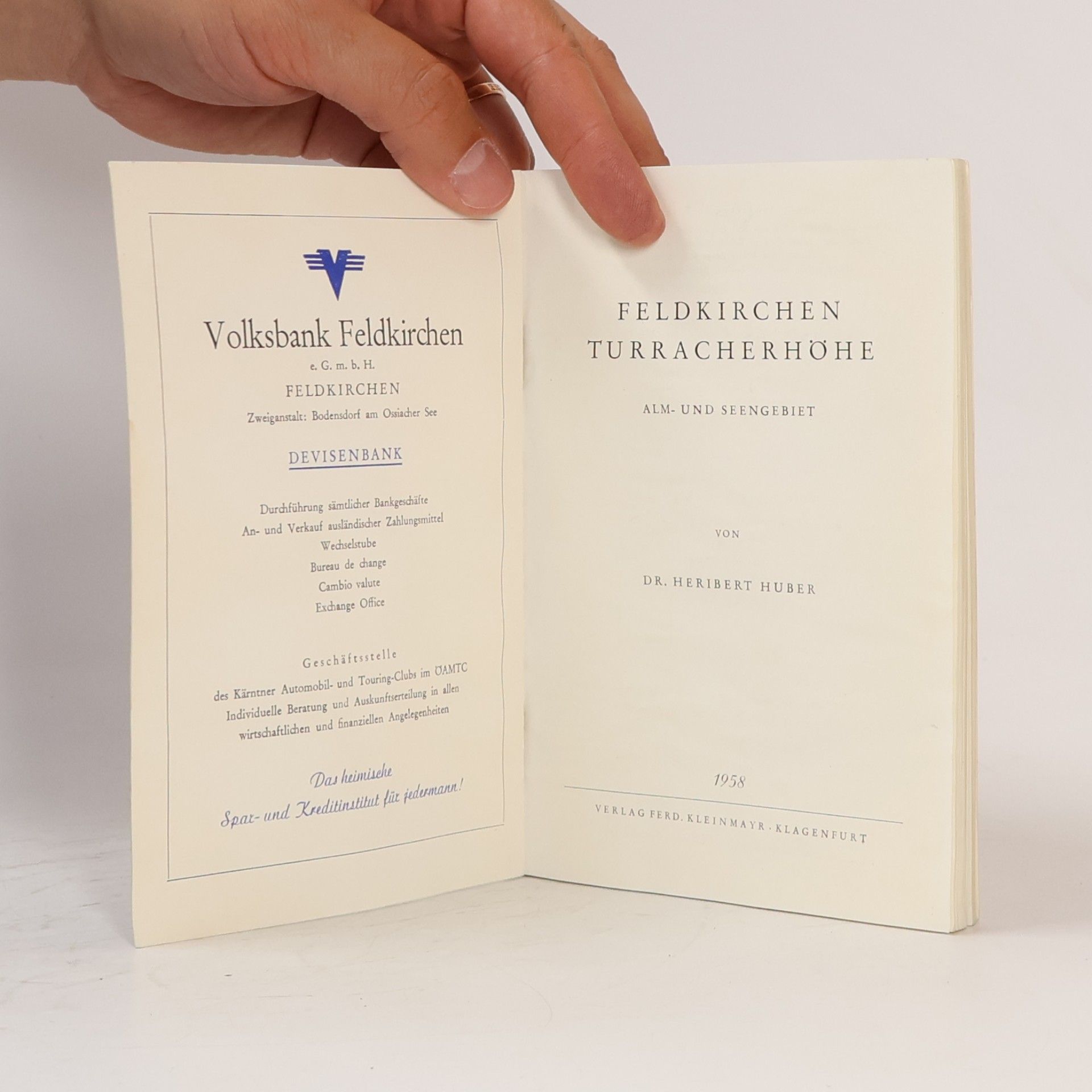 Heribert Huber Feldkirchen, Turracherhöhe