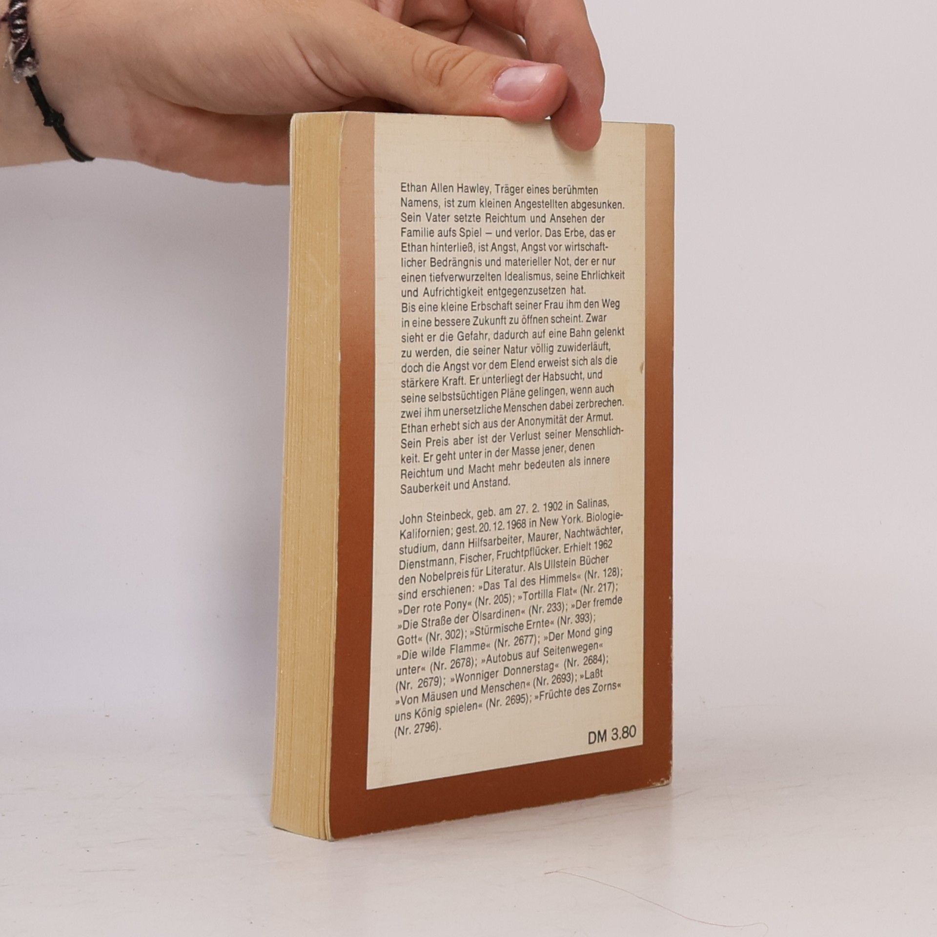 John Steinbeck Geld bringt Geld