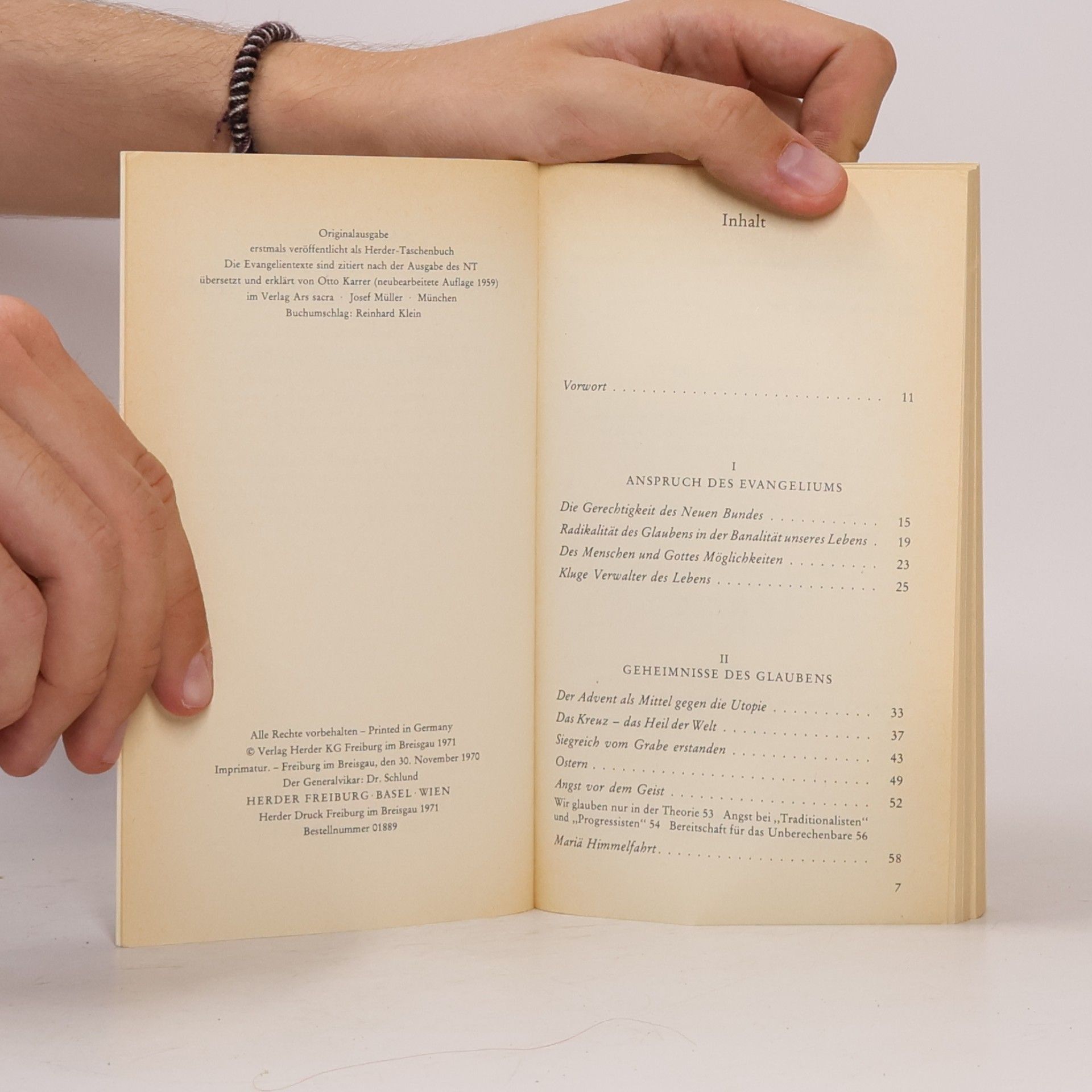 Karl Rahner Chancen des Glaubens