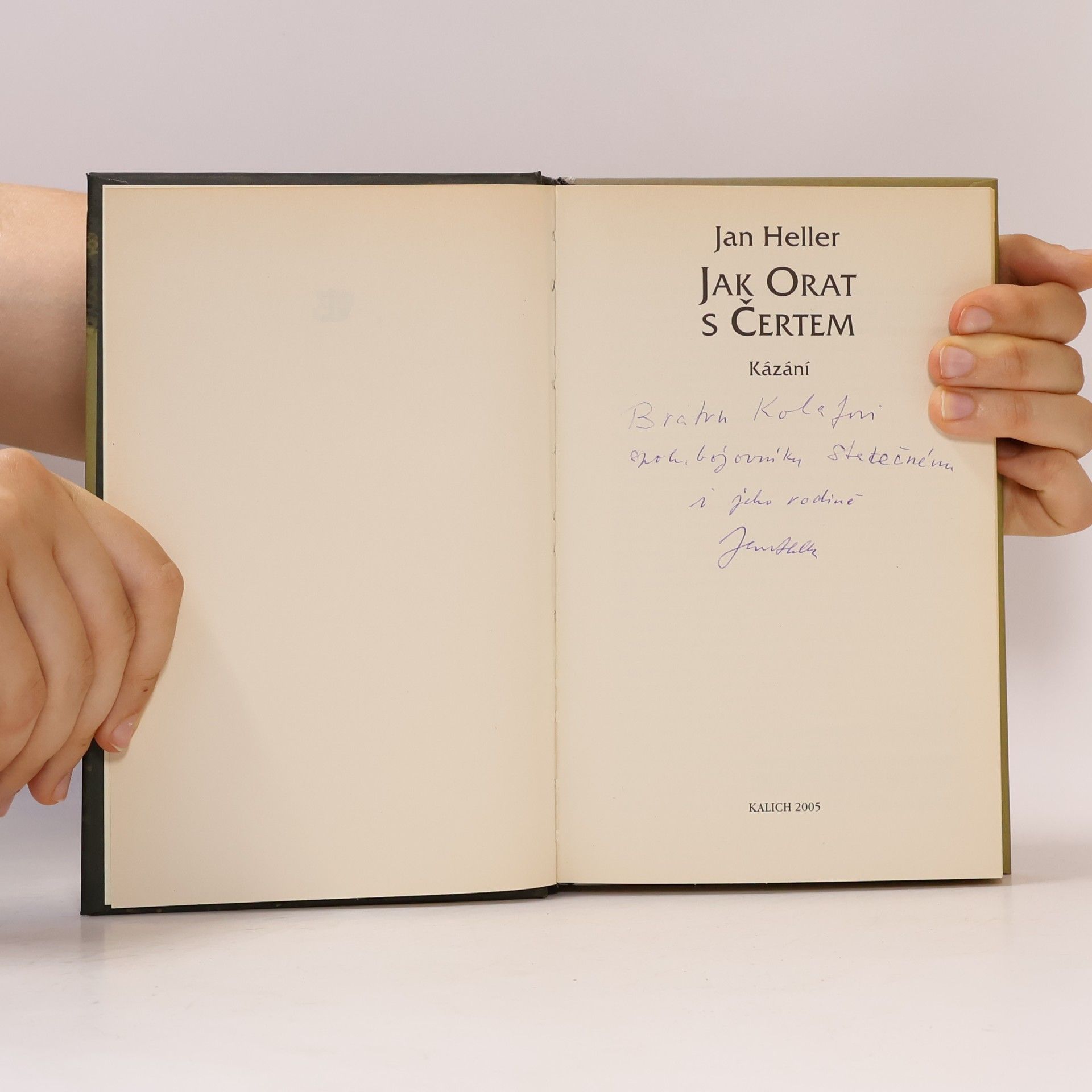 Jan Heller Jak orat s čertem : kázání