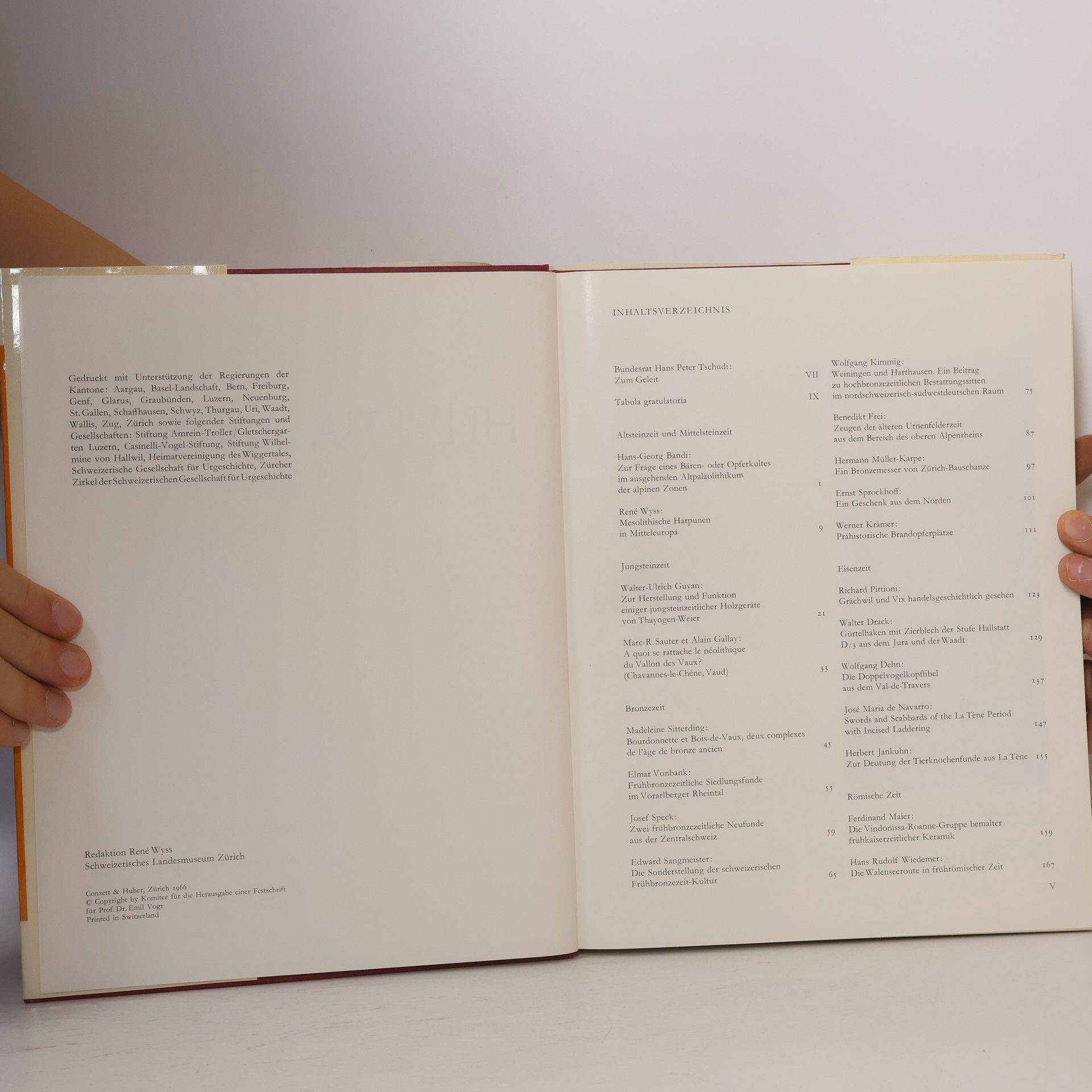 Rudolf Degen Helvetia antiqva. Festschrift Emil Vogt