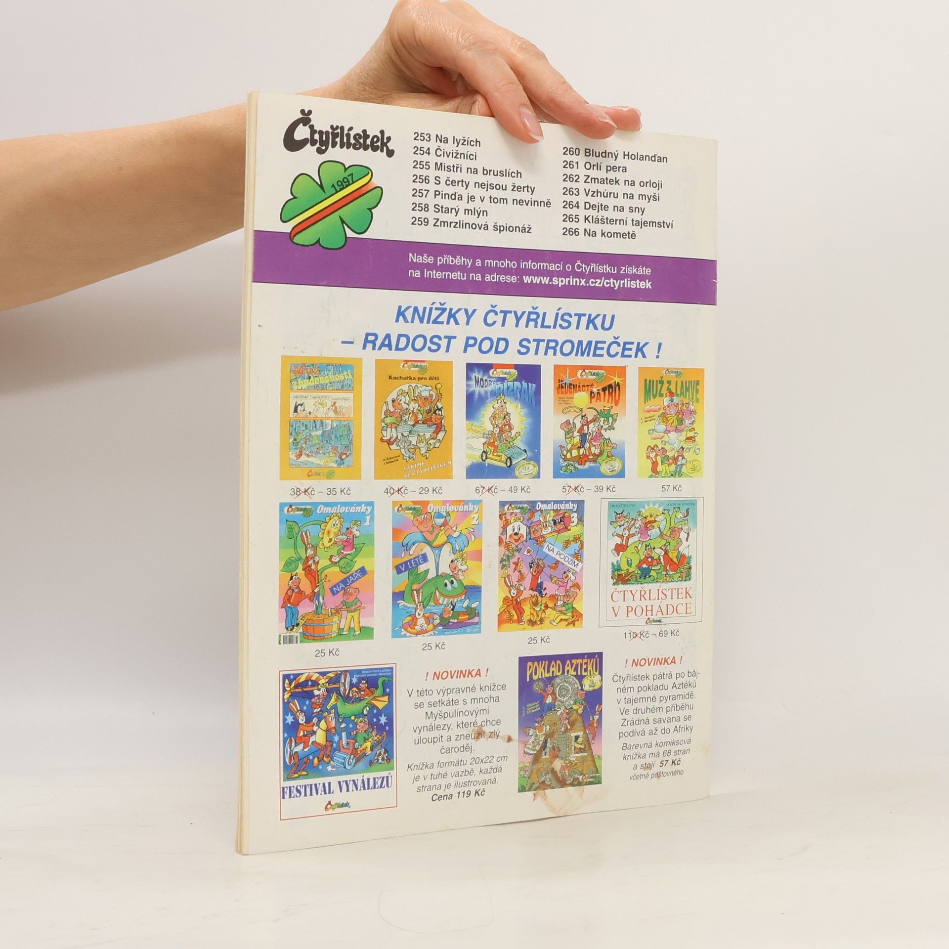 Kolektiv autorů Čtyřlístek 14/1997 266. Na kometě
