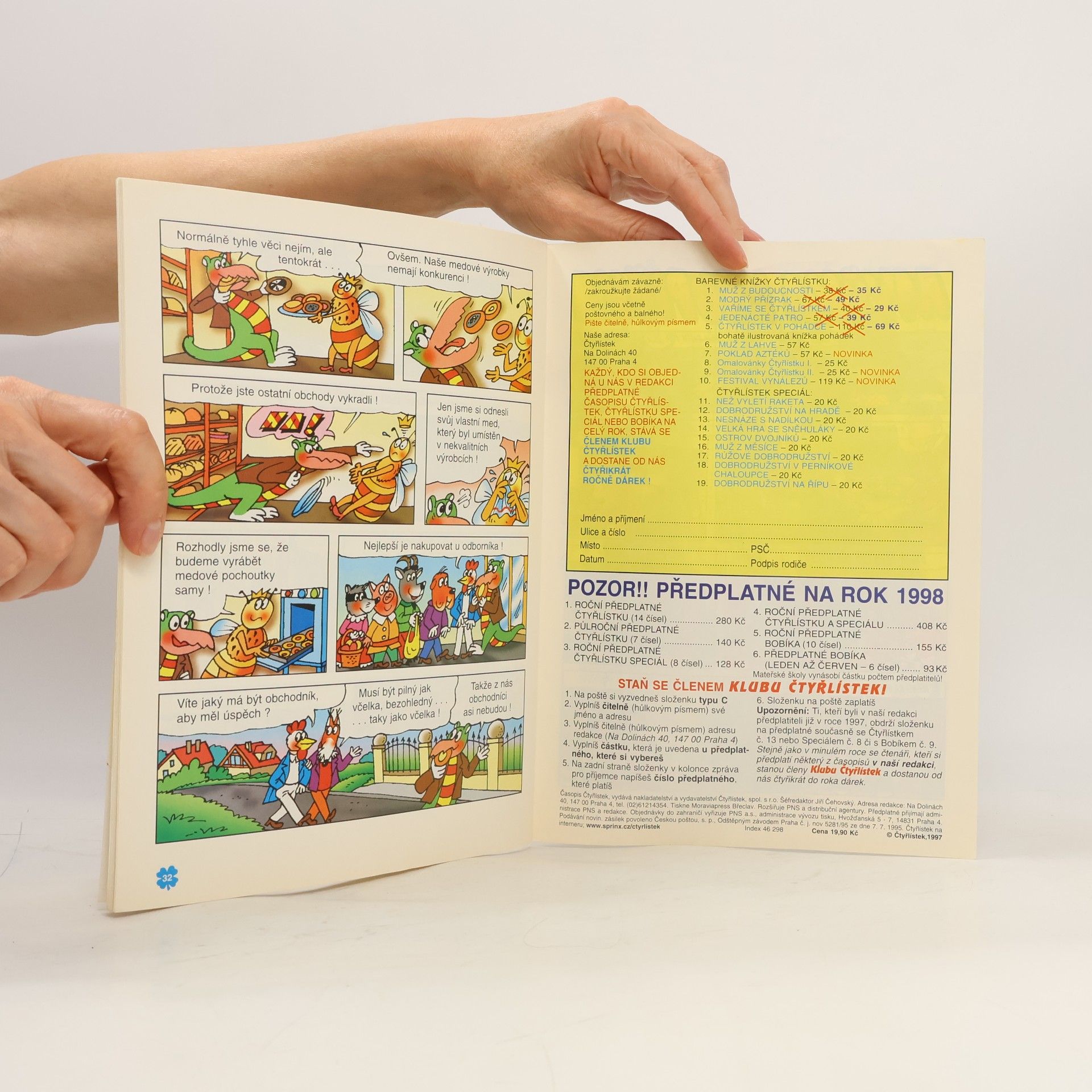 Kolektiv autorů Čtyřlístek 14/1997 266. Na kometě