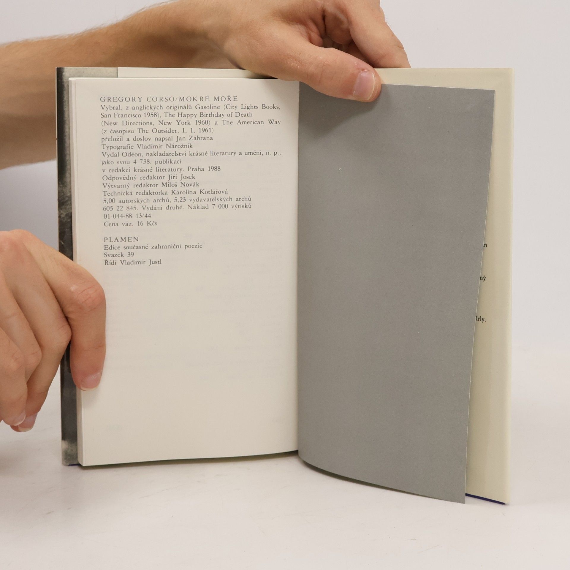 Gregory Corso Mokré moře