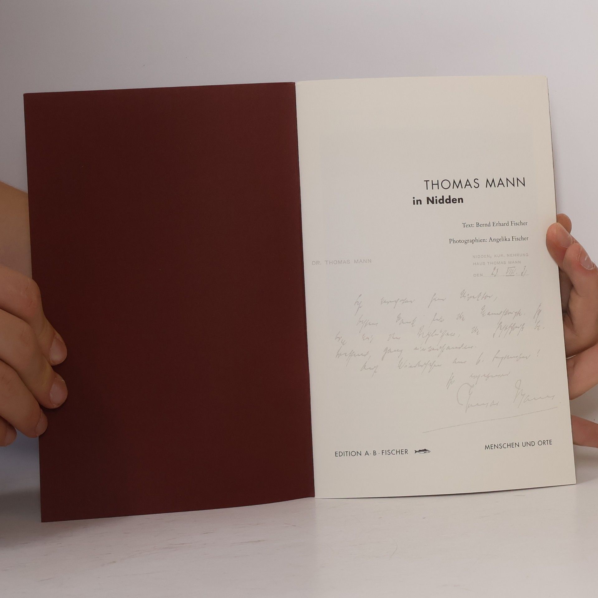 Thomas Mann Menschen und Orte: Thomas Mann in Nidden
