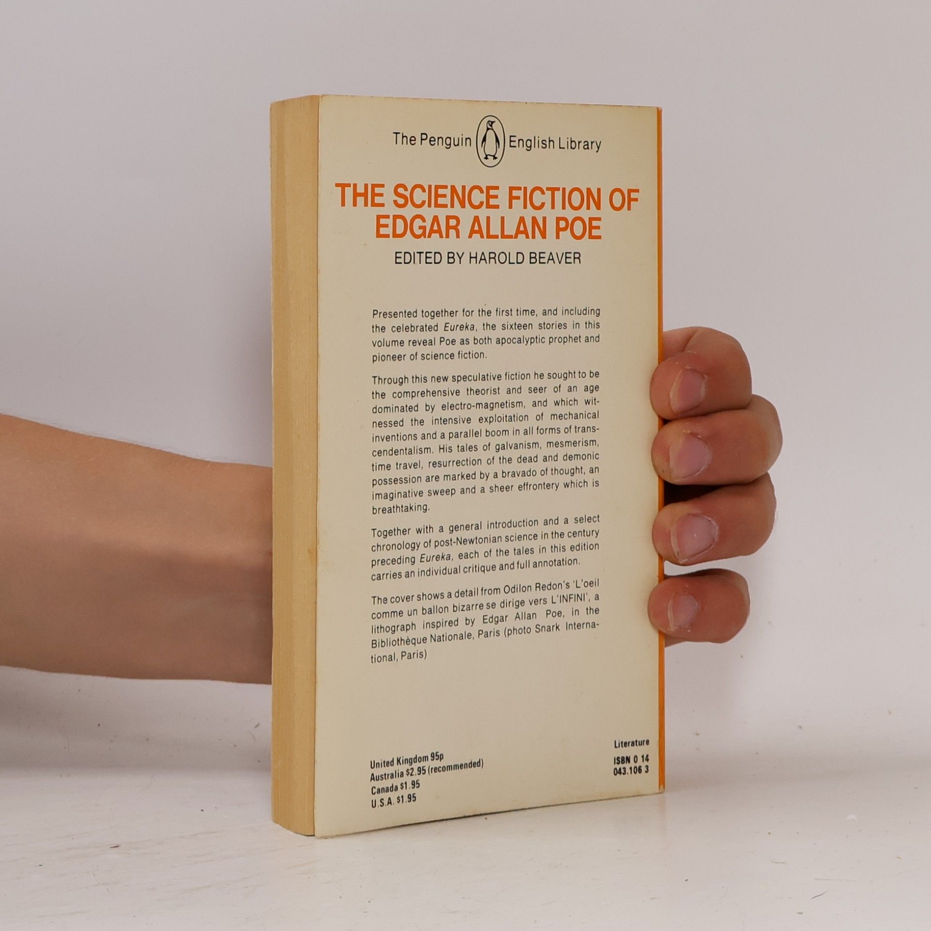 Edgar Allan Poe The Science Fiction of Edgar Allan Poe