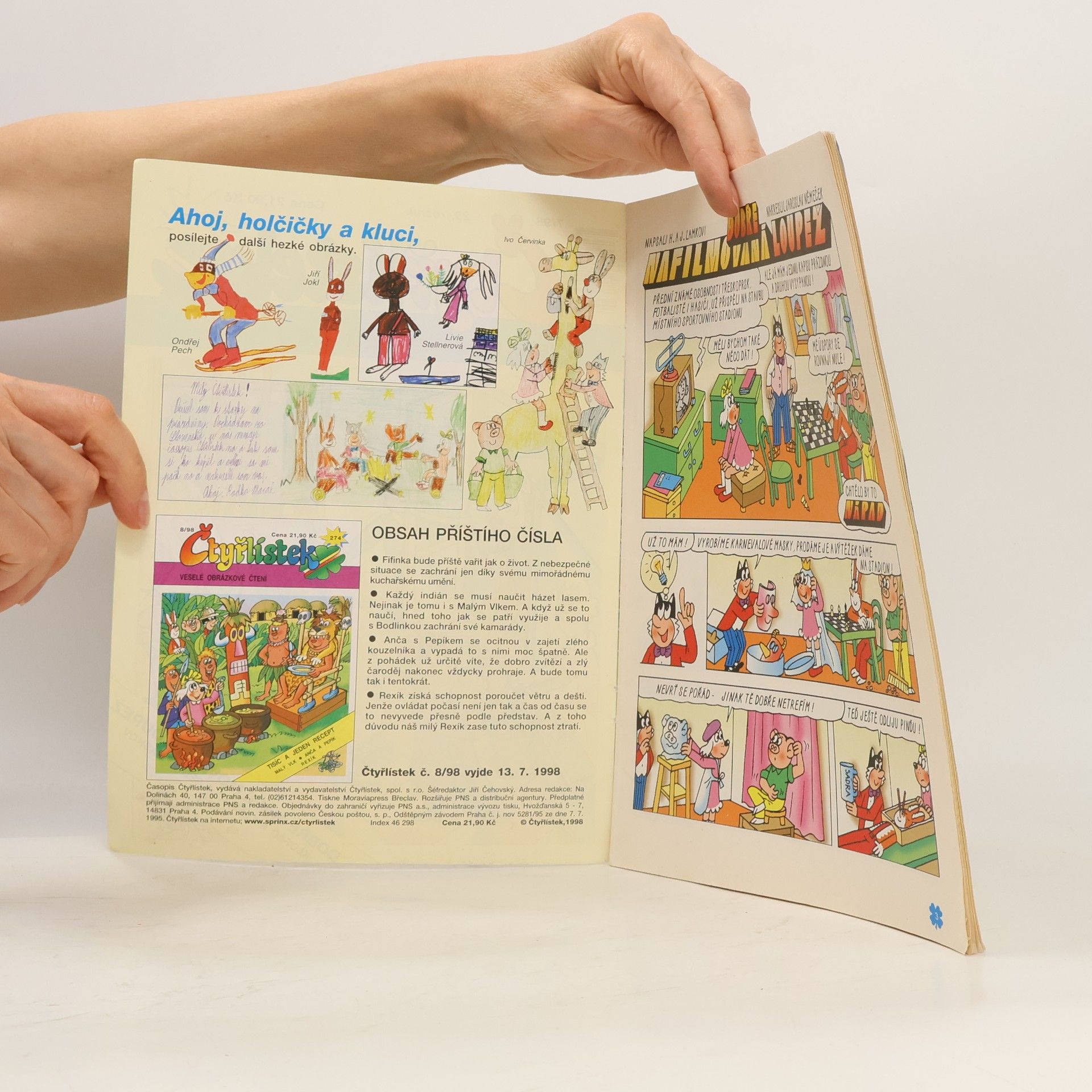 Autores varios Čtyřlístek 273, 7/1998